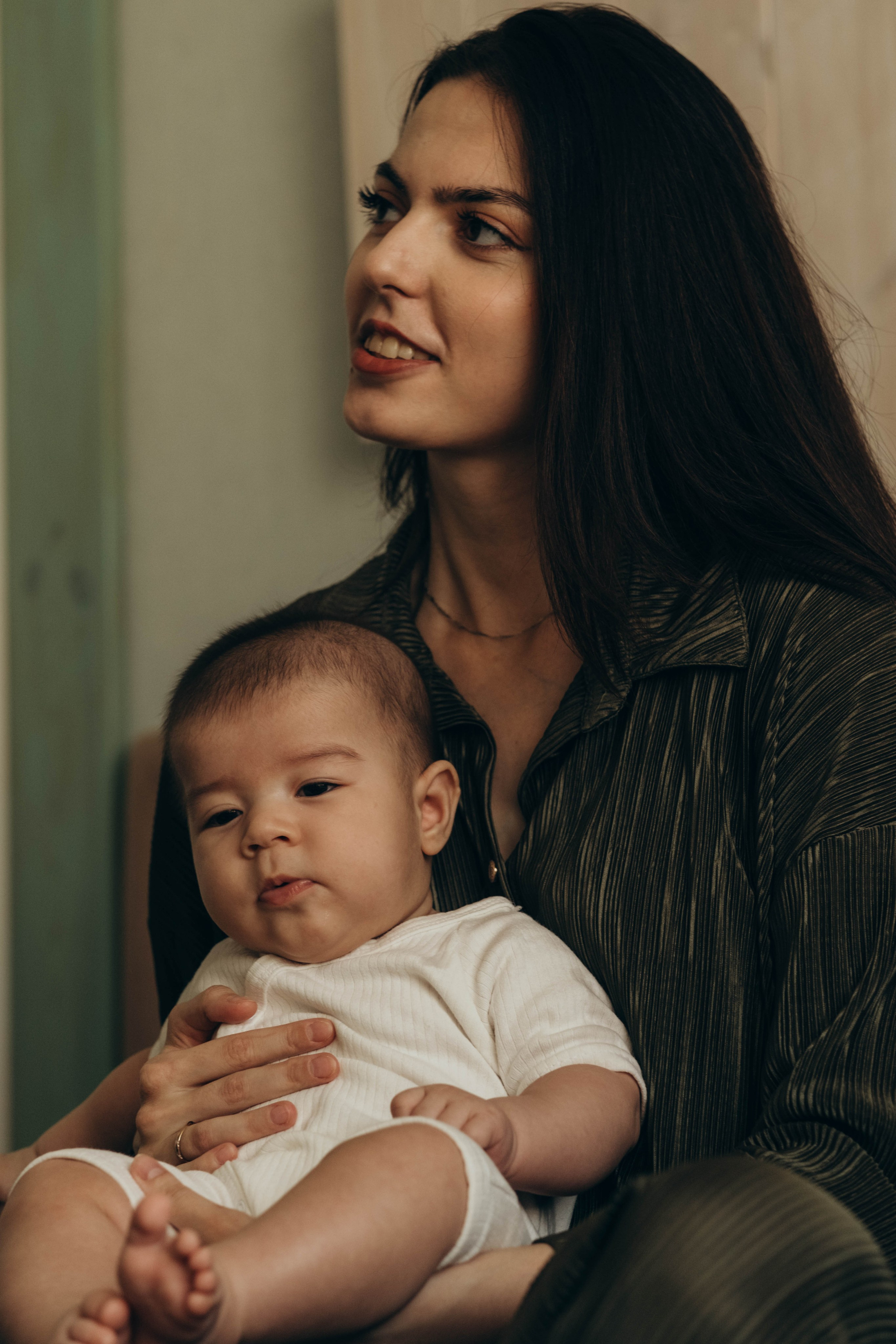 Малышка Эми с мамой и папой. Фотограф Евгения Войко Тюмень