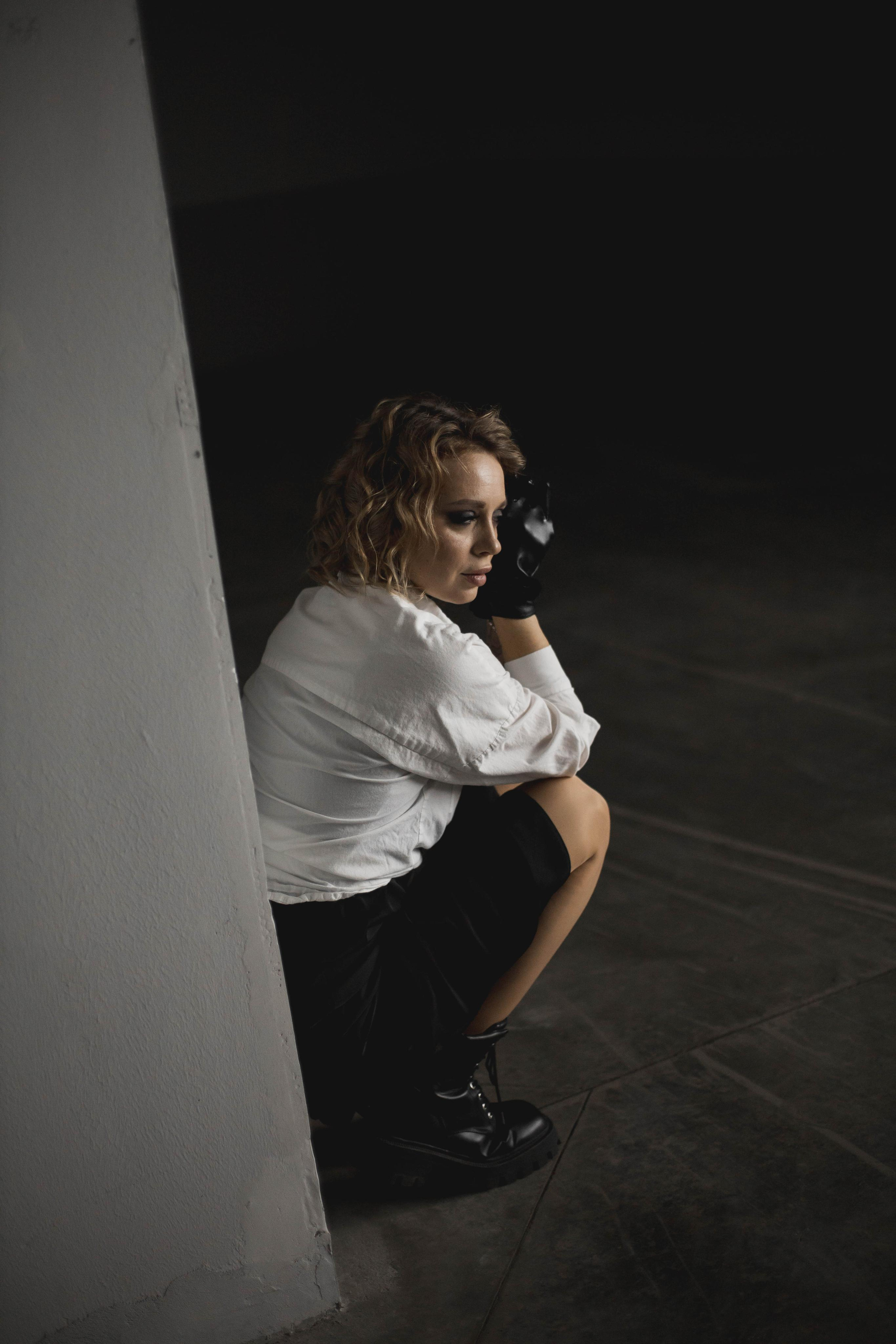 Съемка на подземной парковке в Бутово Молл. Женская фотосессия. Фотограф Валерия Горбунова Подольск Бутово Видное Щербинка