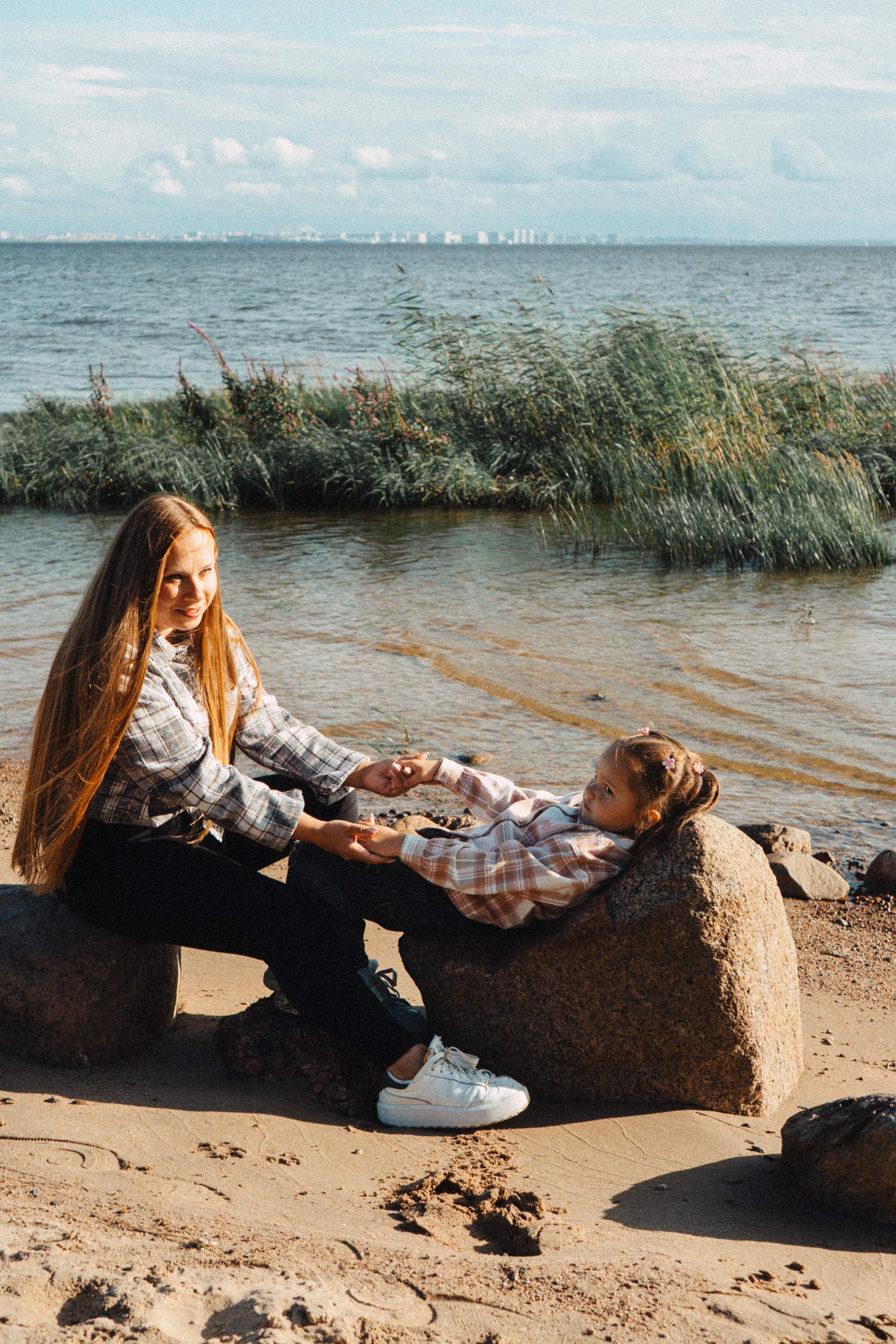 МАМА И ДОЧКА НА ФИНСКОМ ЗАЛИВЕ. Профессиональный фотограф, Санкт-Петербург — Виктория Богомолова