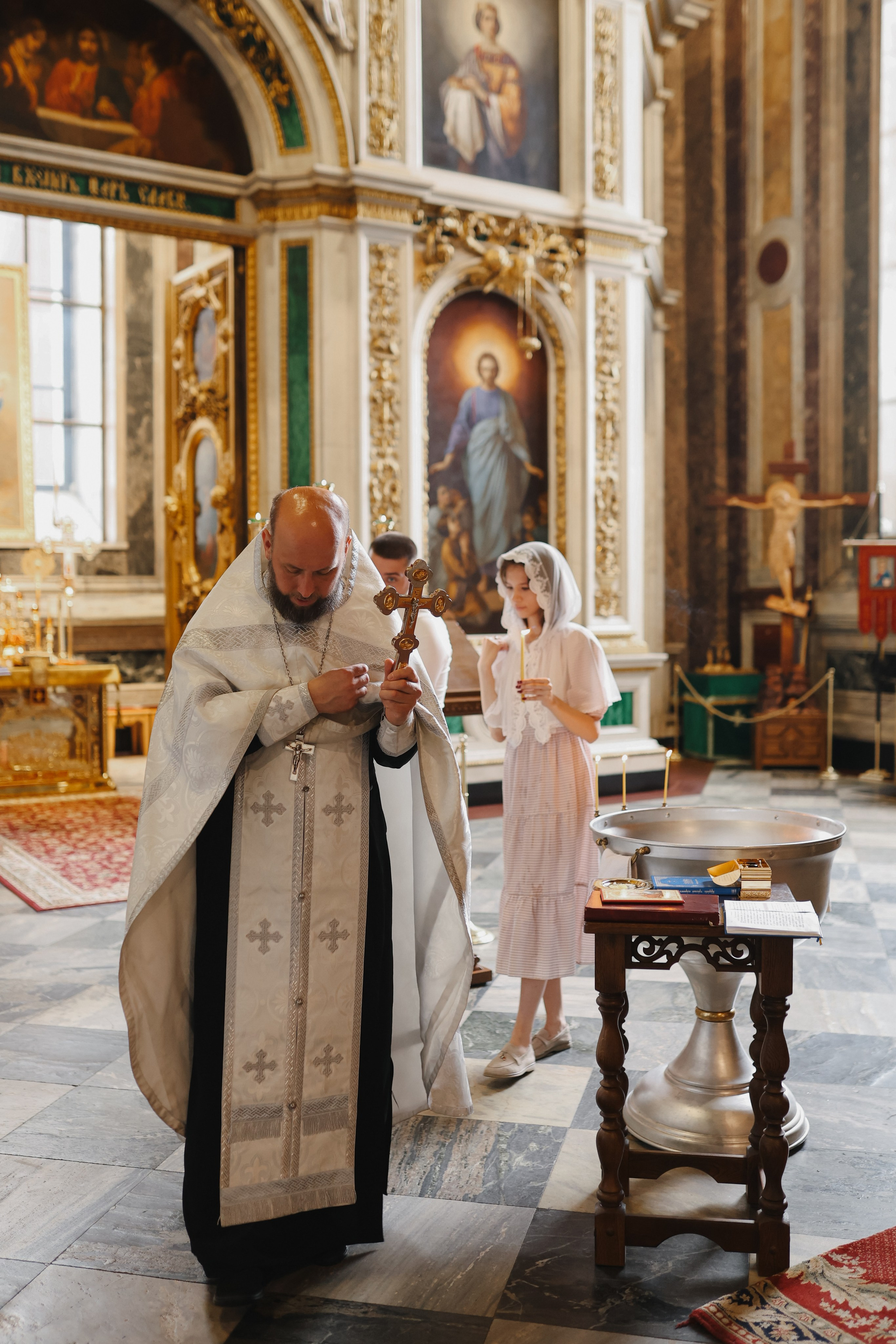 Крещение Евы. Исакиевский собор. Фотограф на роды в Санкт-Петербурге, семейный, нью-борн Алиса Хрекова