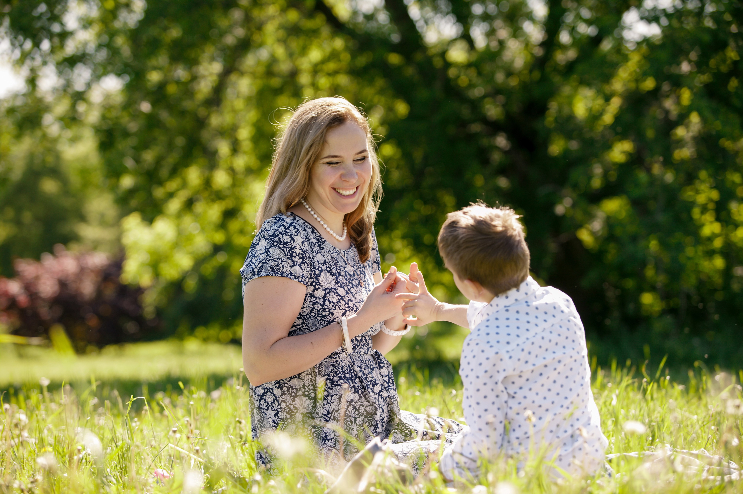 Семейная съемка в парке. Фотографы в Москве Светлана Устинова и Сергей Грачев