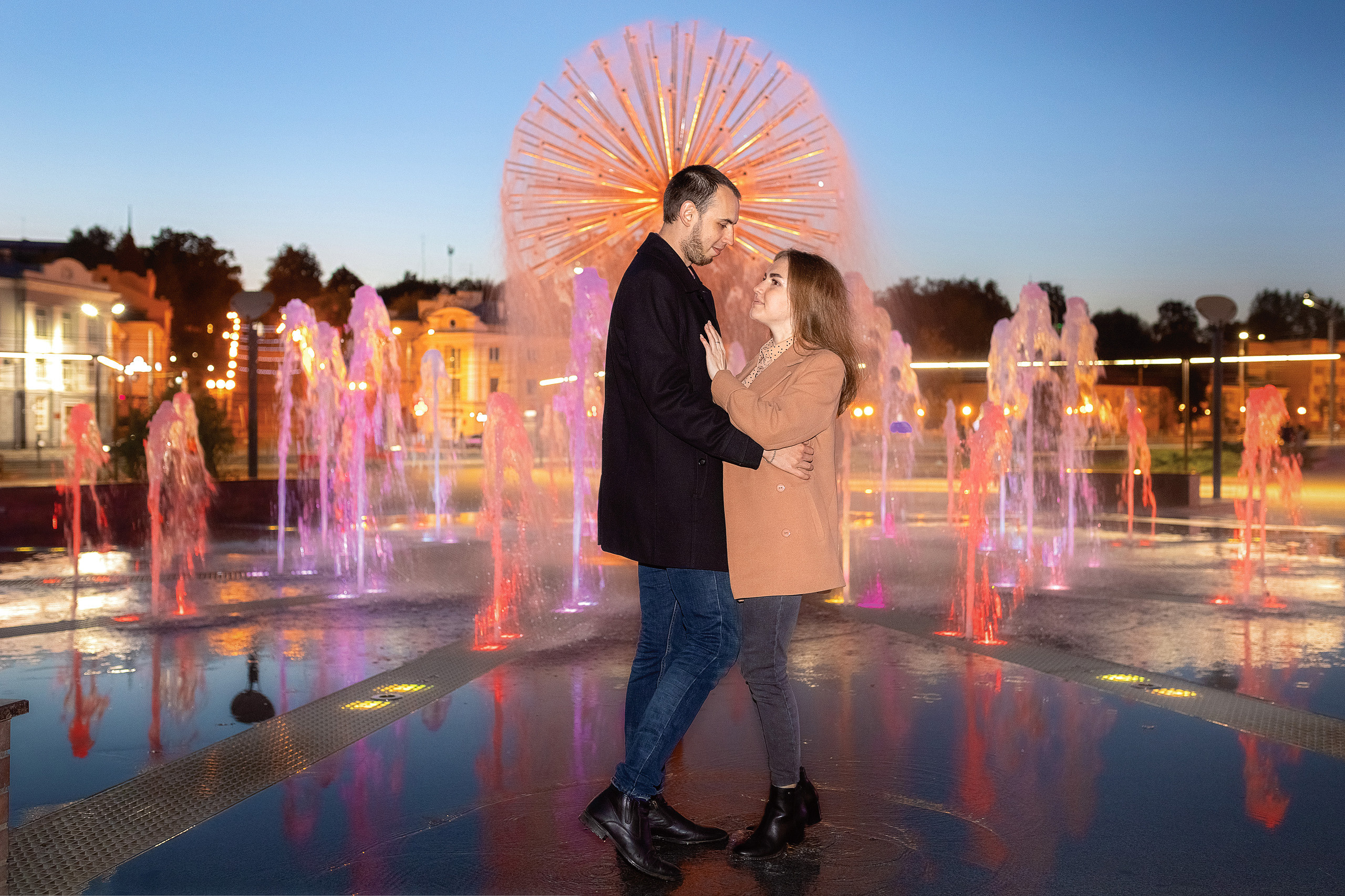 Фотосессия красивой пары. Семейная и свадебный фотограф в Брянске Галина Медведкова