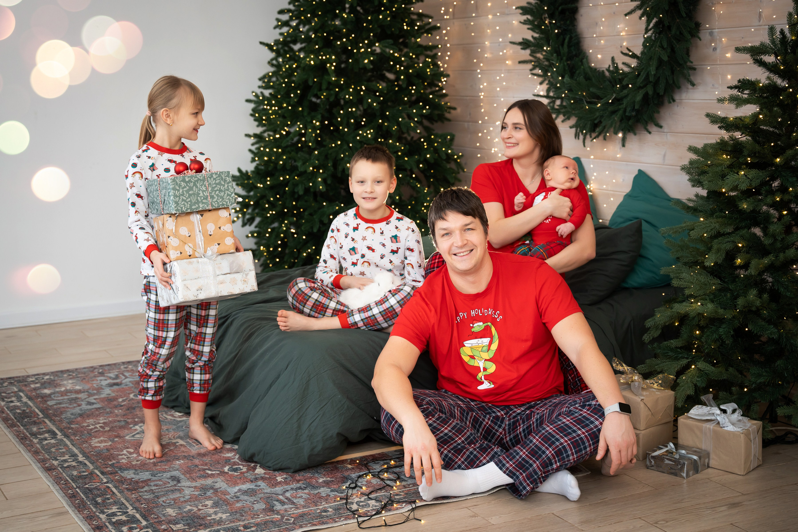 Новый год. Семейный и детский фотограф в Москве Евгения Миронова