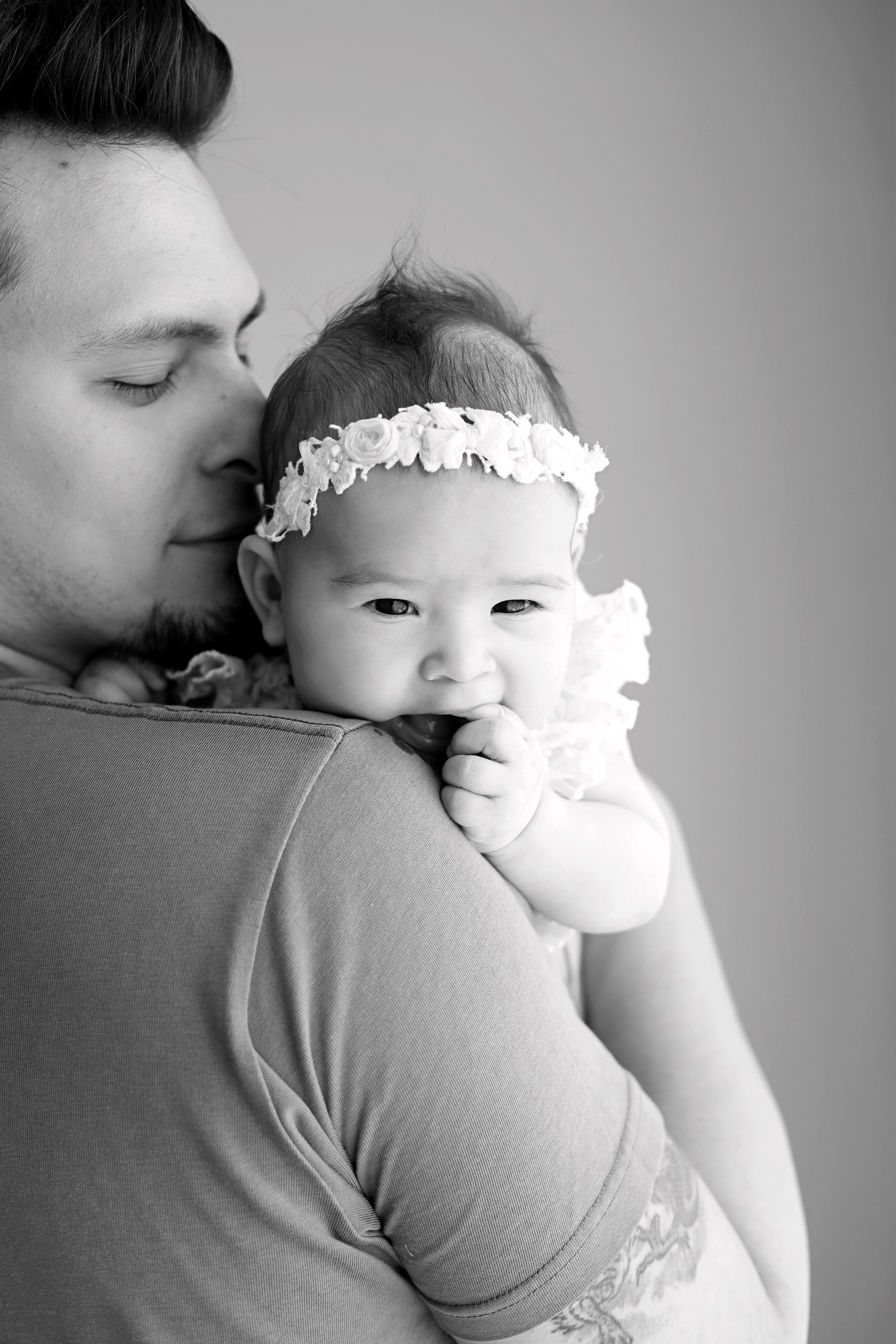 Фотосессия Василисы в студии в Бутово. Фотограф новорожденных Москва. Ньюборн фотограф Москва