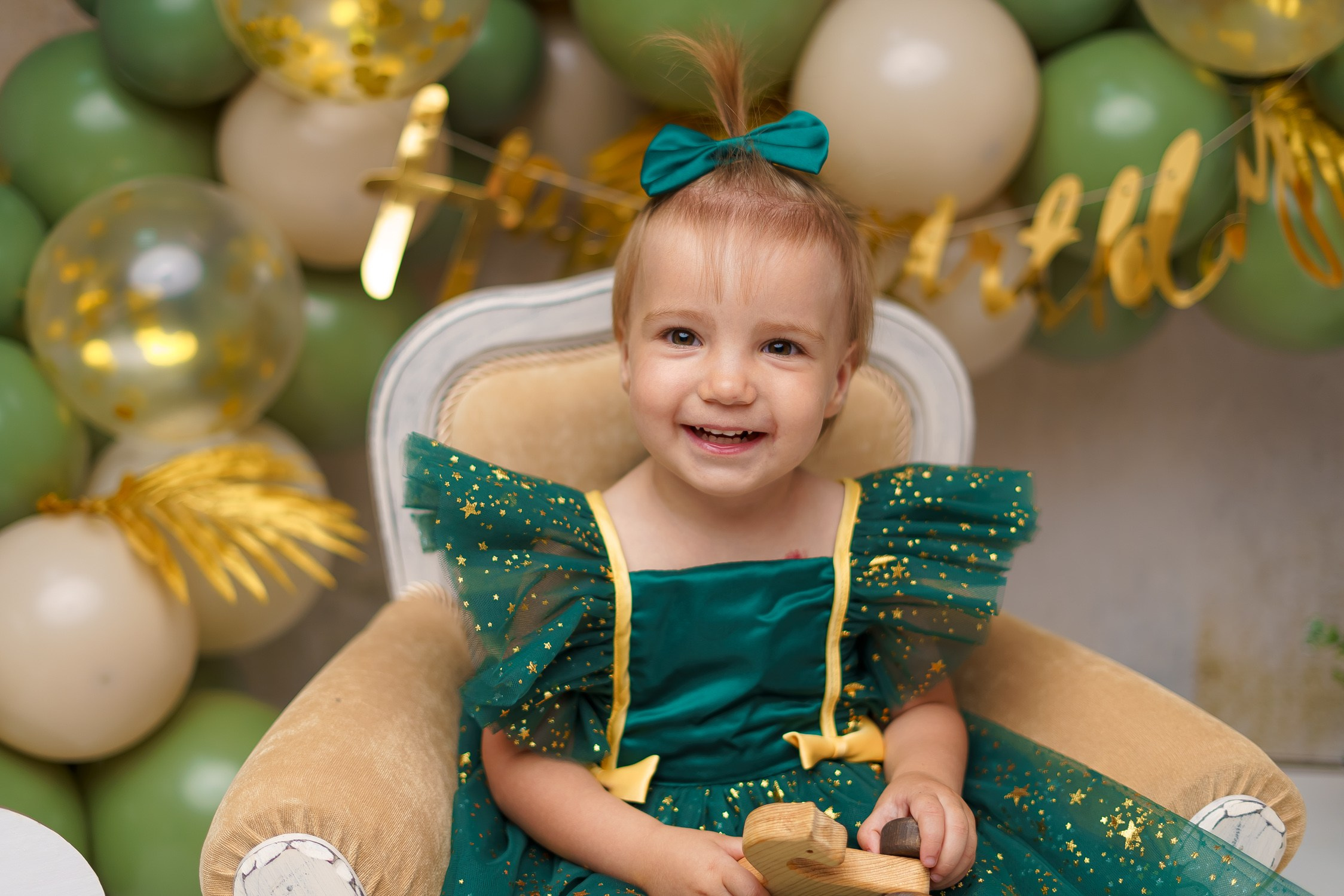 Шары к тарифу «годик эксклюзив». Фотограф новорожденных в г. Павлово Беспалова Екатерина