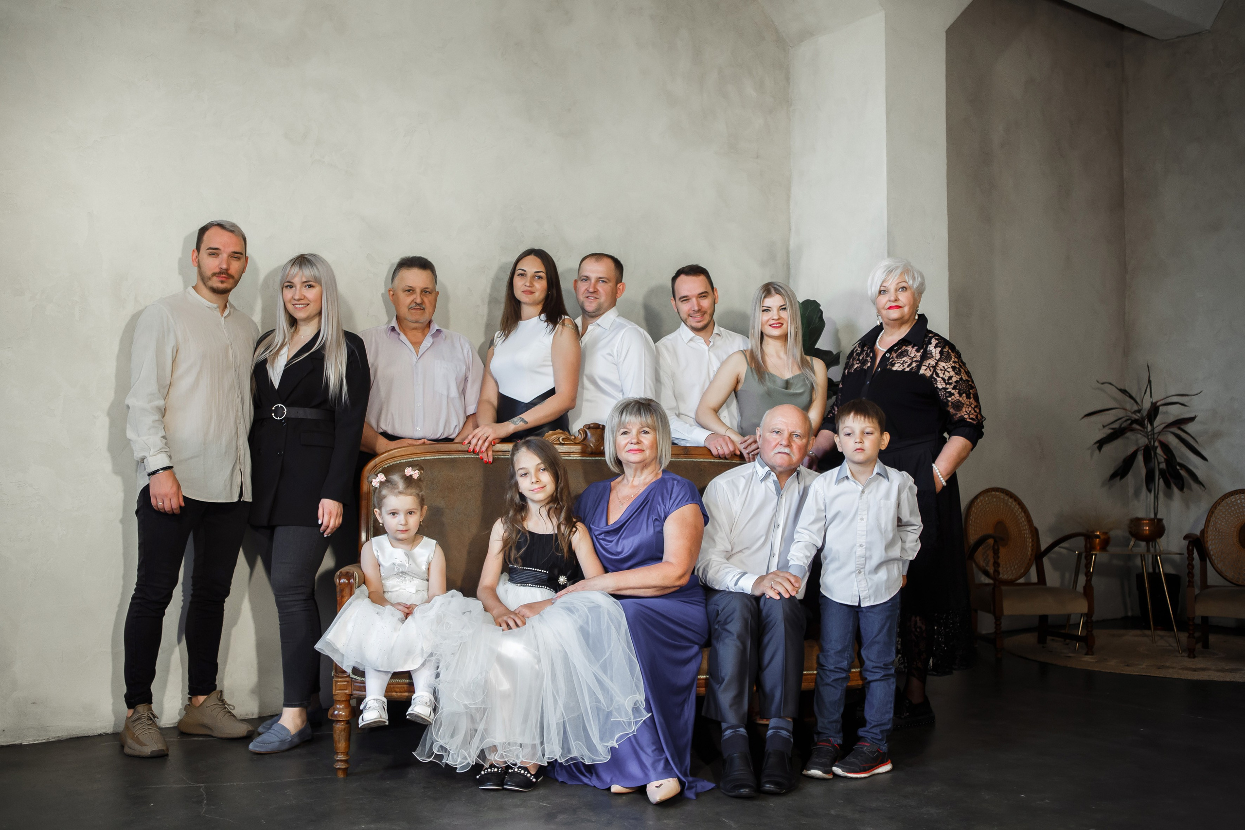 Очень большая семья, личные и парные портреты. Свадебный и портретный Фотограф в Липецке Дмитрий Котюков