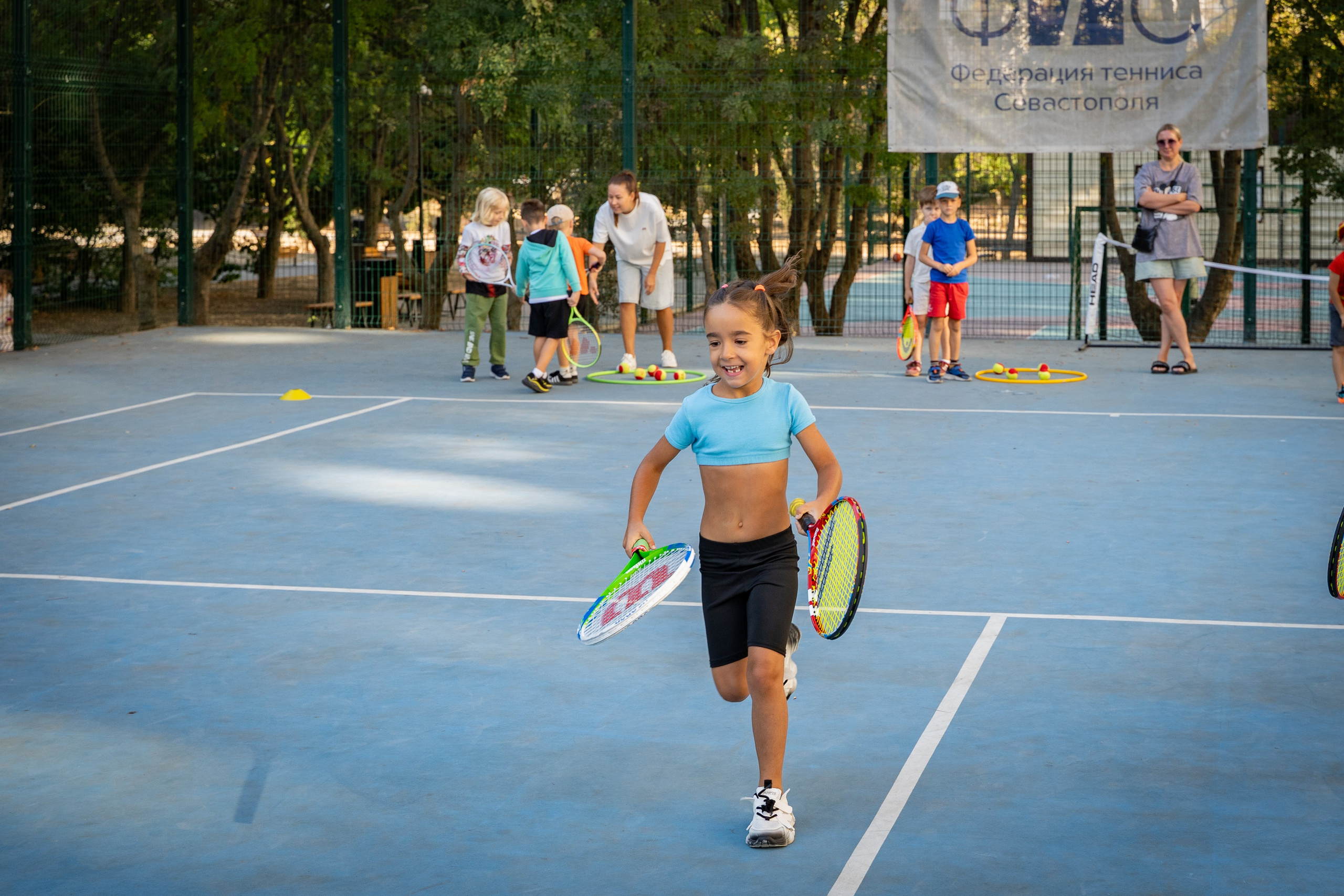 Федерация тенниса Севастополь. Малыши. Анастасия Дунаева. Фотограф в Севастополе
