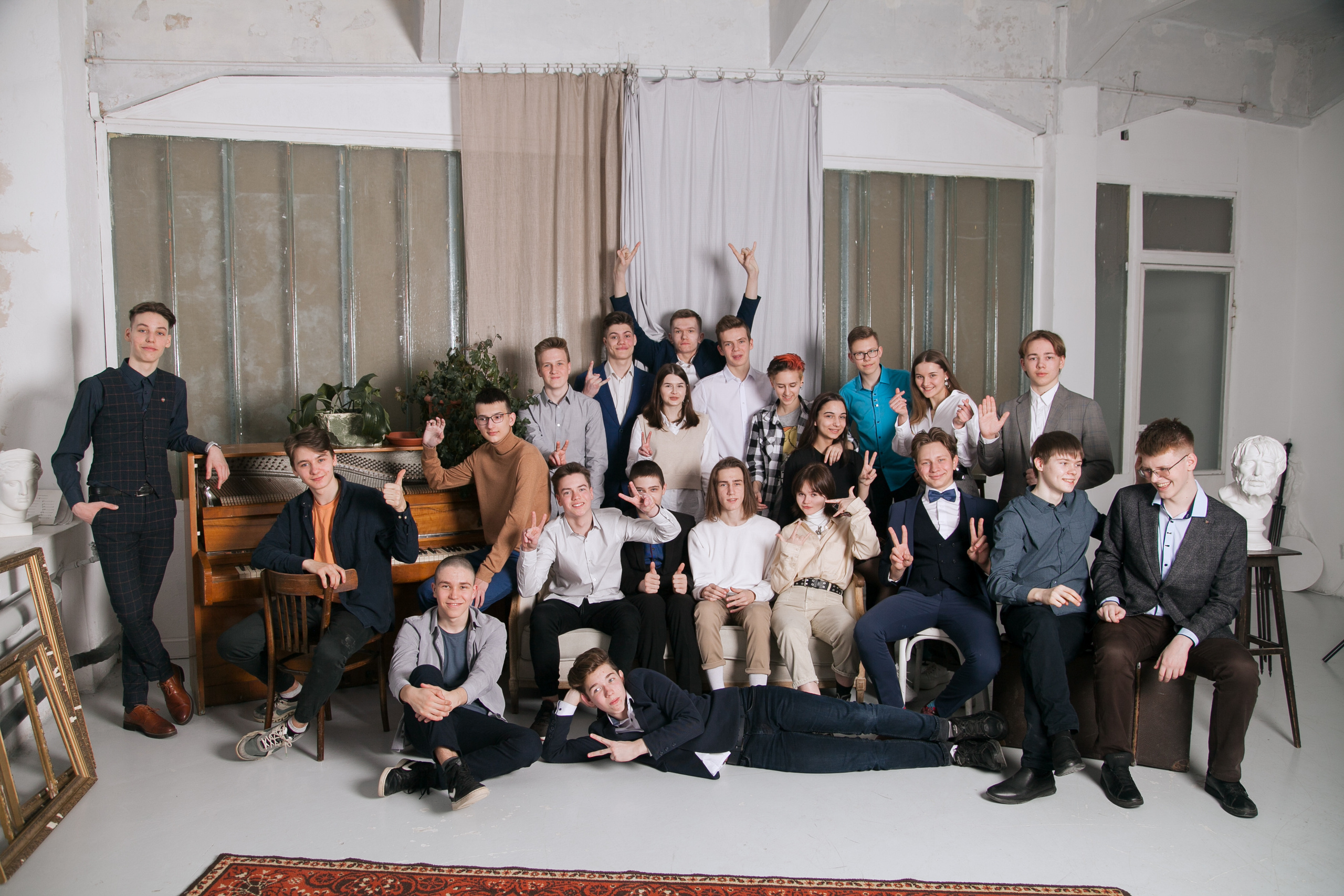 Общая фотография выпускного класса Ярославль