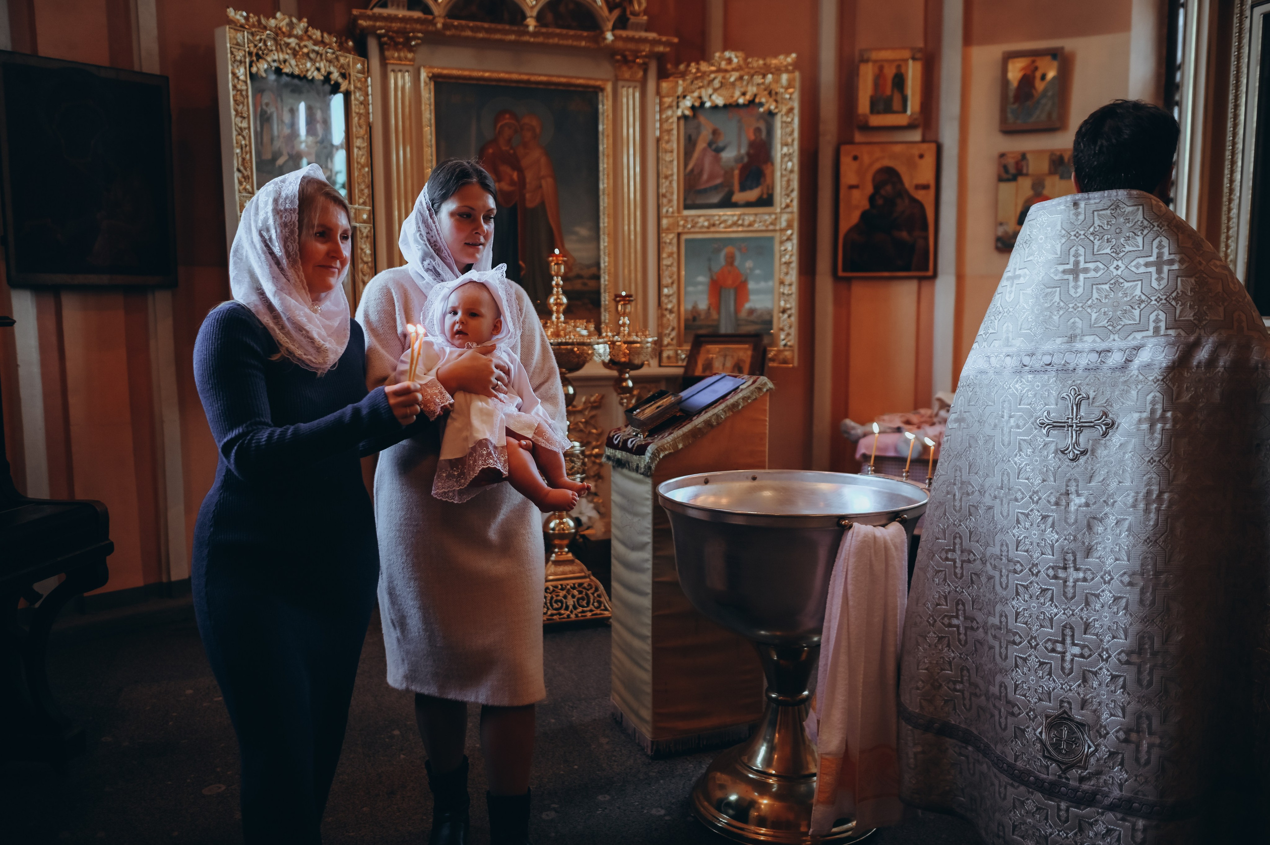 Крещение Любочки. Семейный и свадебный фотограф в Санкт-Петербурге Яна