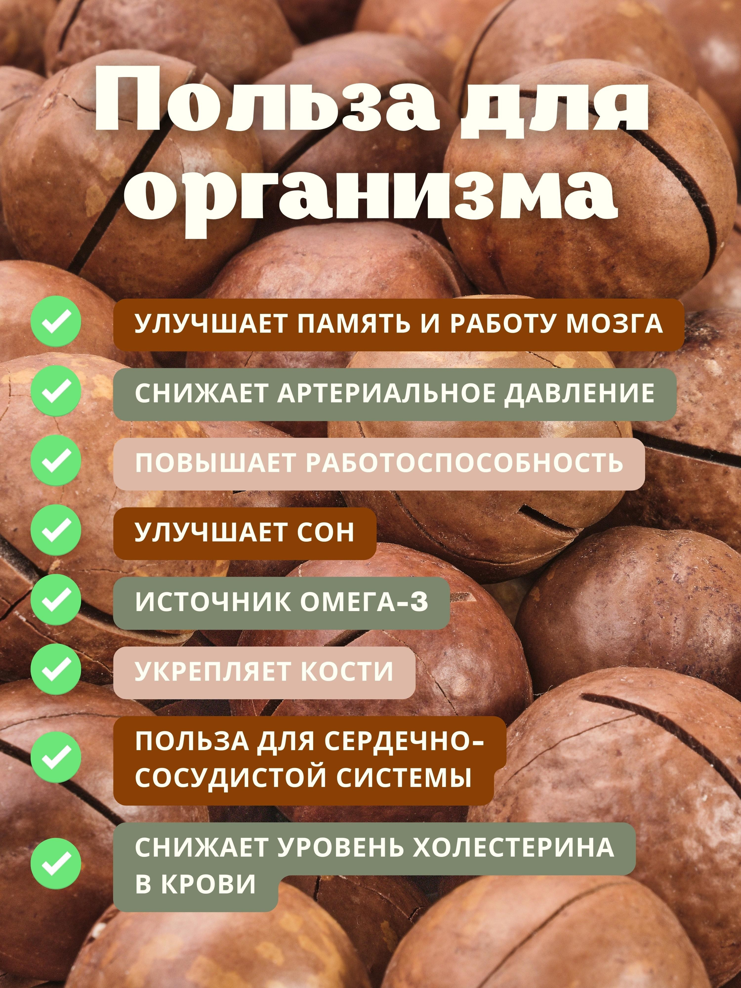 Инфографика для маркетплейсов: орехи макадамия. Маркетолог в Москве, специалист по коммуникациям и рекламе Аня Смоляга