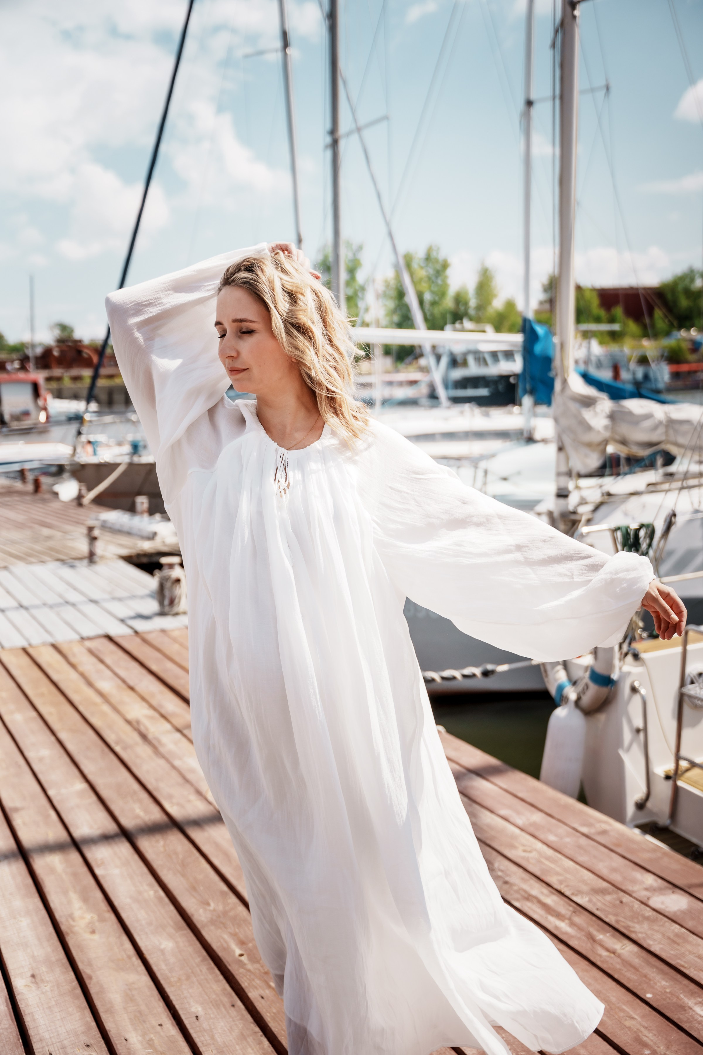 На яхте. Ольга Плаксина фотограф в Саратове