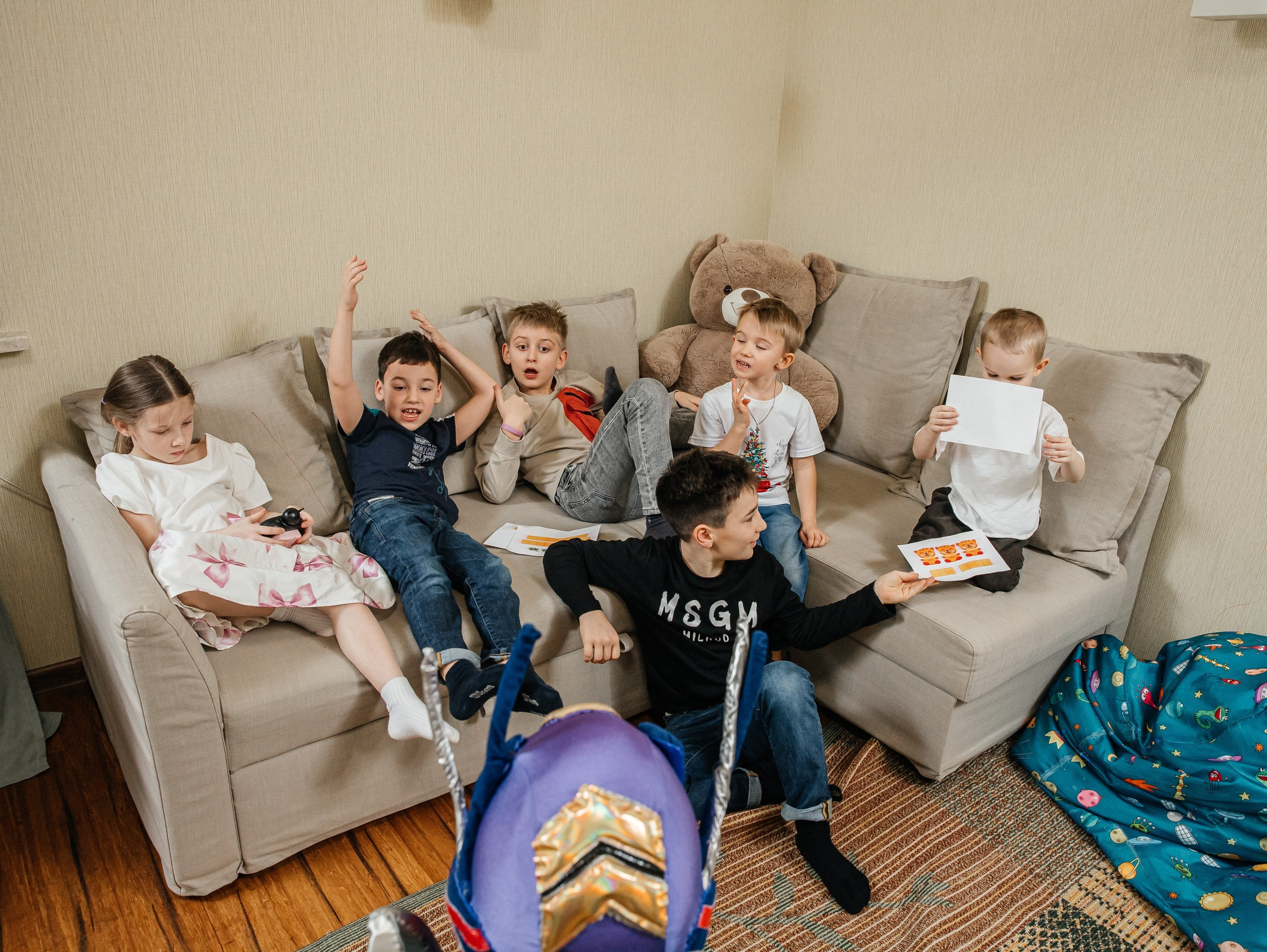 День рождение Андрея 5 лет (дома). Фотограф текстиля в Москве Ольга Иванова