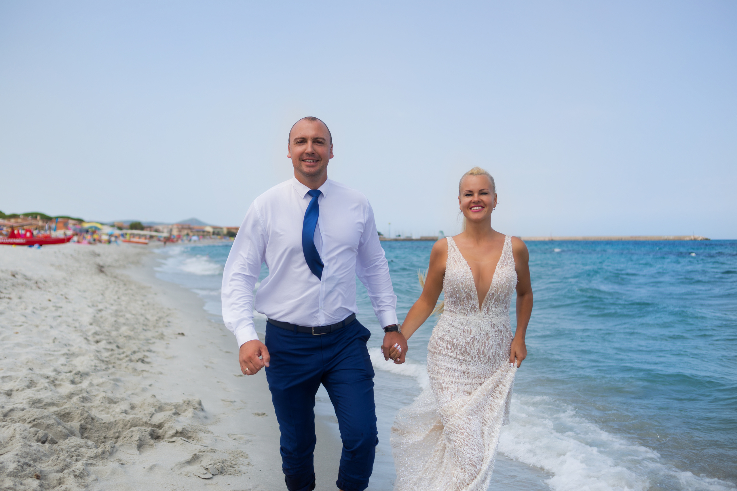 Свадебная фотосъемка для Кристины и Романа на острове Сардиния в Итали. Свадебный и семейный фотограф в Москве Евгения Лисина