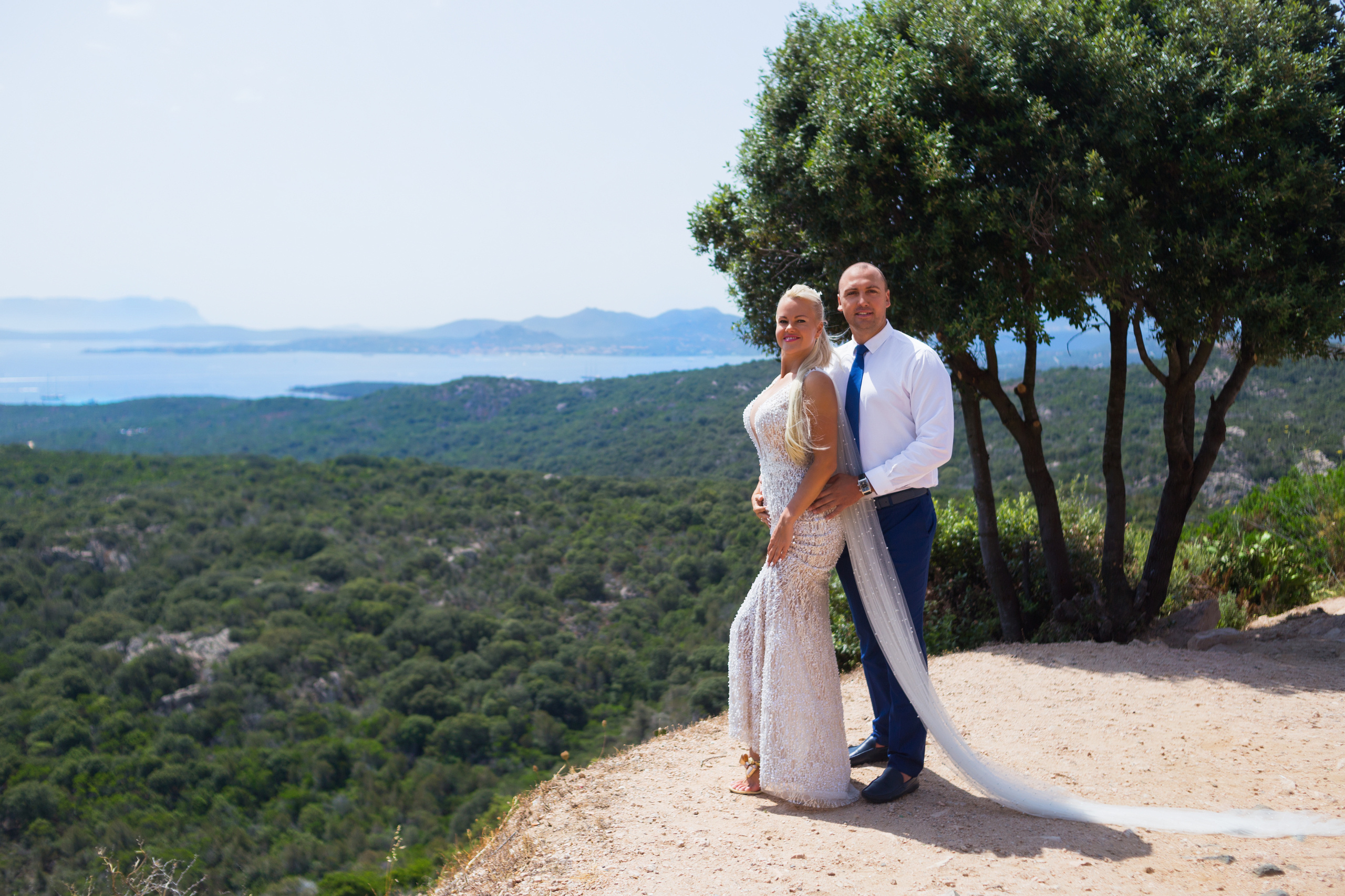 Свадебная фотосъемка для Кристины и Романа на острове Сардиния в Итали. Свадебный и семейный фотограф в Москве Евгения Лисина