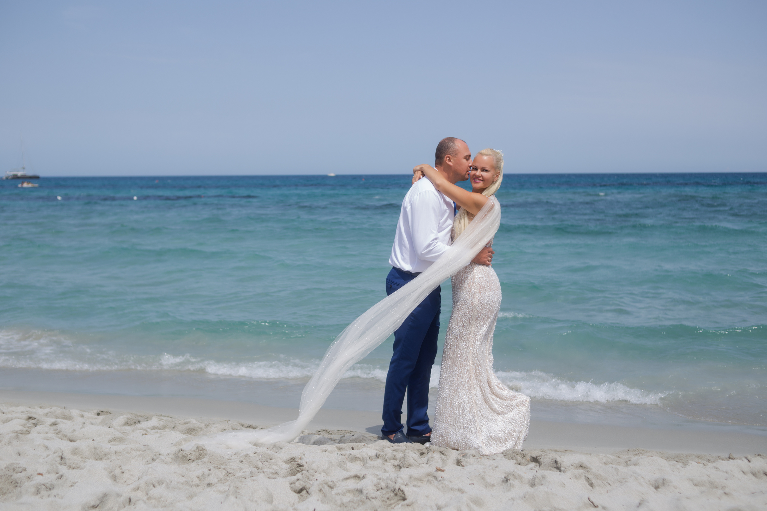 Свадебная фотосъемка для Кристины и Романа на острове Сардиния в Итали. Свадебный и семейный фотограф в Москве Евгения Лисина