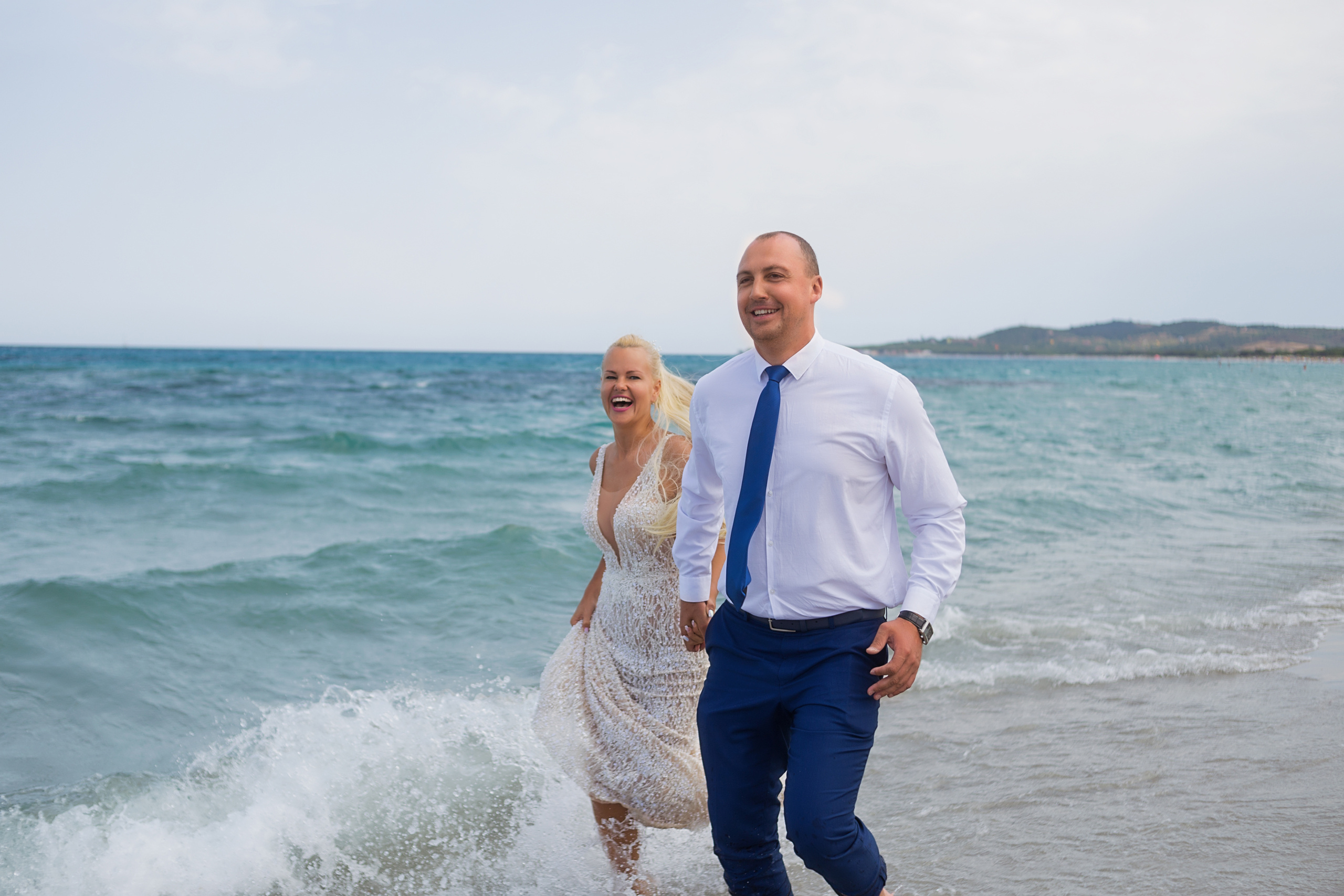 Свадебная фотосъемка для Кристины и Романа на острове Сардиния в Итали. Свадебный и семейный фотограф в Москве Евгения Лисина