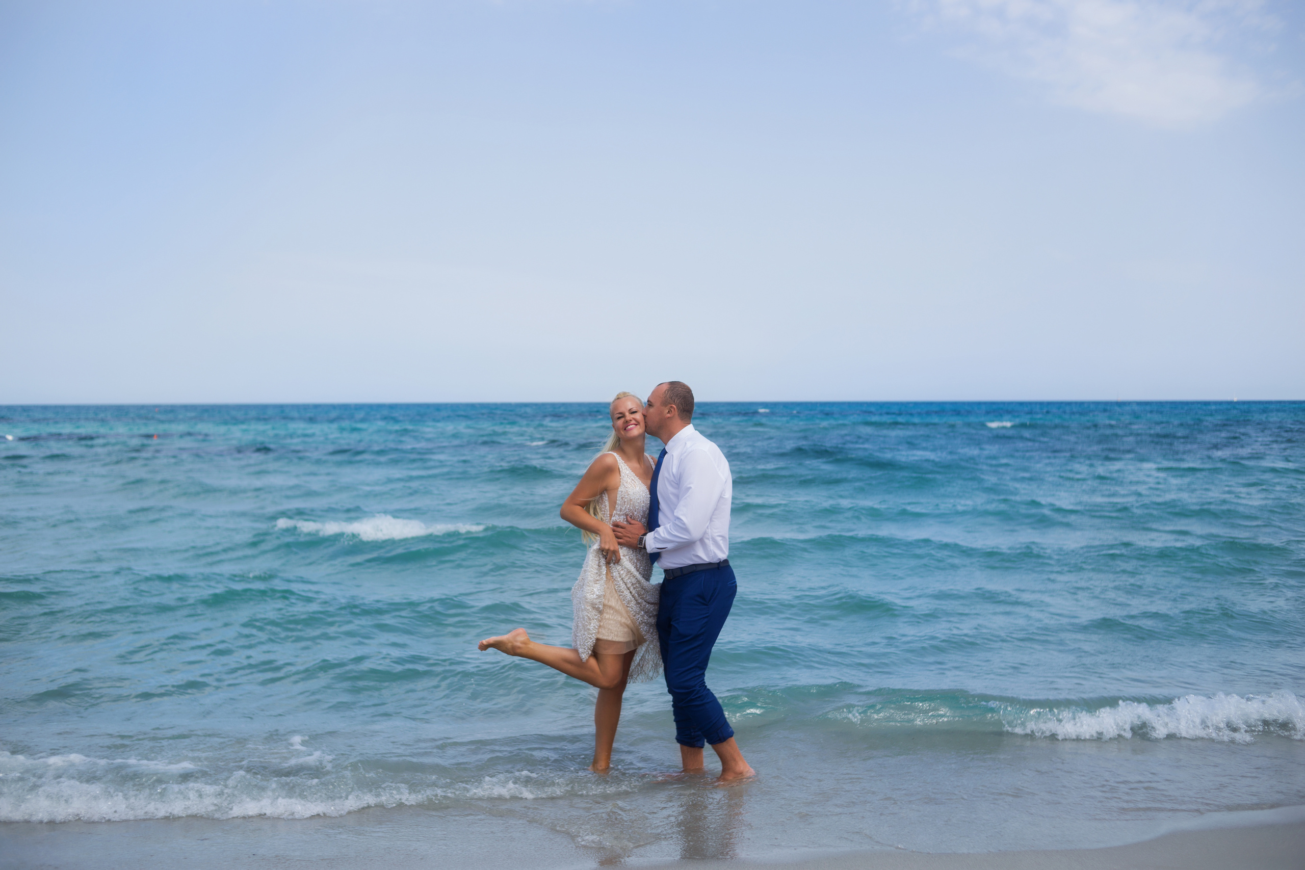 Свадебная фотосъемка для Кристины и Романа на острове Сардиния в Итали. Свадебный и семейный фотограф в Москве Евгения Лисина