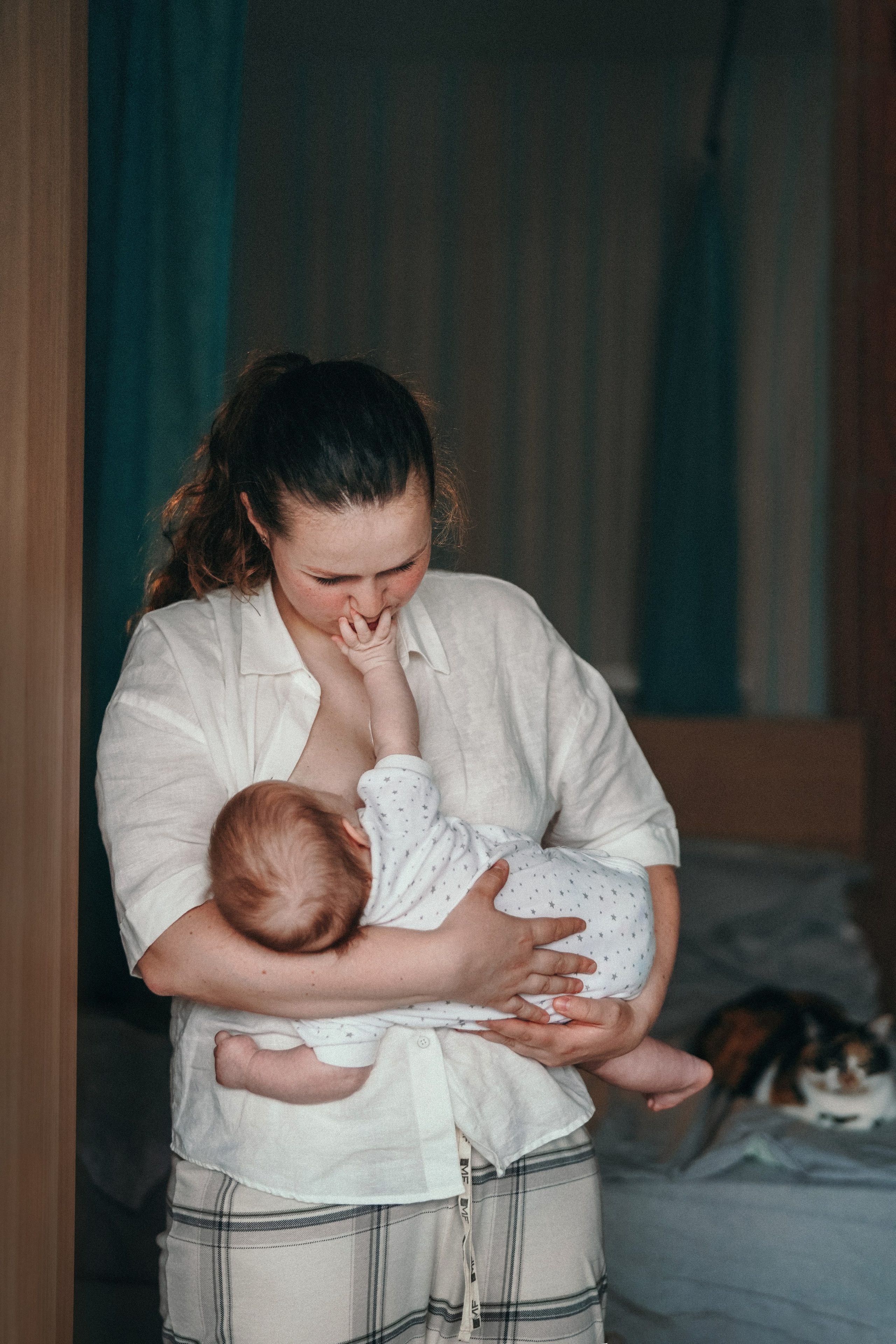 Домашняя фотосессия Ирины и Киры. Детский, семейный и ньюборн фотограф в Москве Юлия Шуарт