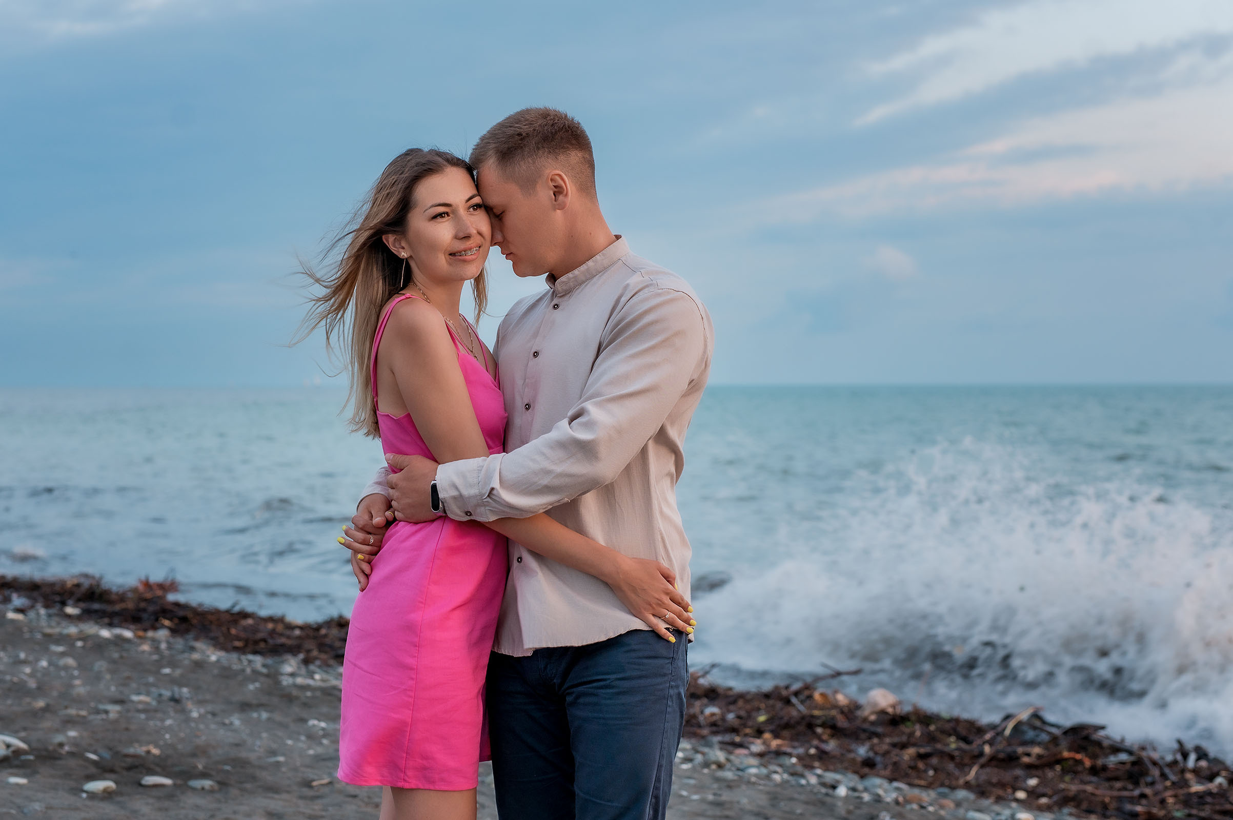 Фотосессия для двоих в Адлере у моря.