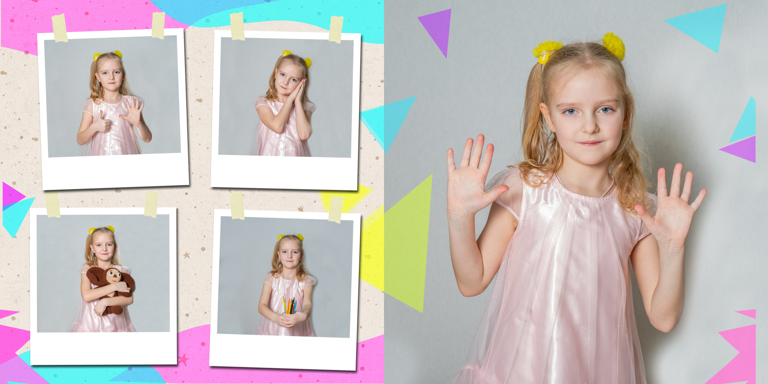 Выпускной альбом для детского сада. Фотограф в Санкт-Петербурге Наталья Брилькова