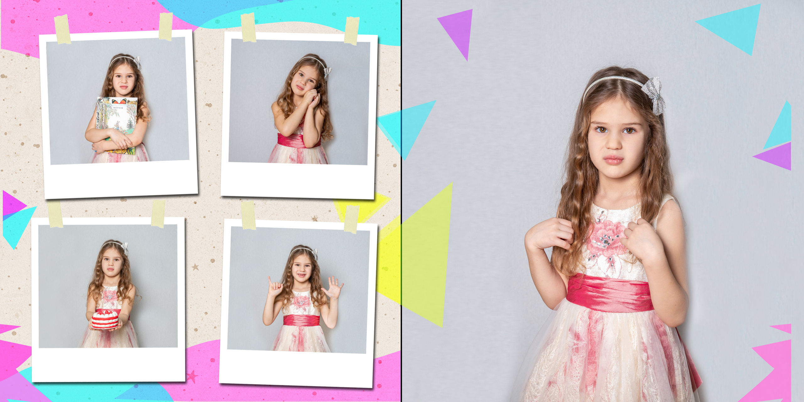 Выпускной альбом для детского сада. Фотограф в Санкт-Петербурге Наталья Брилькова