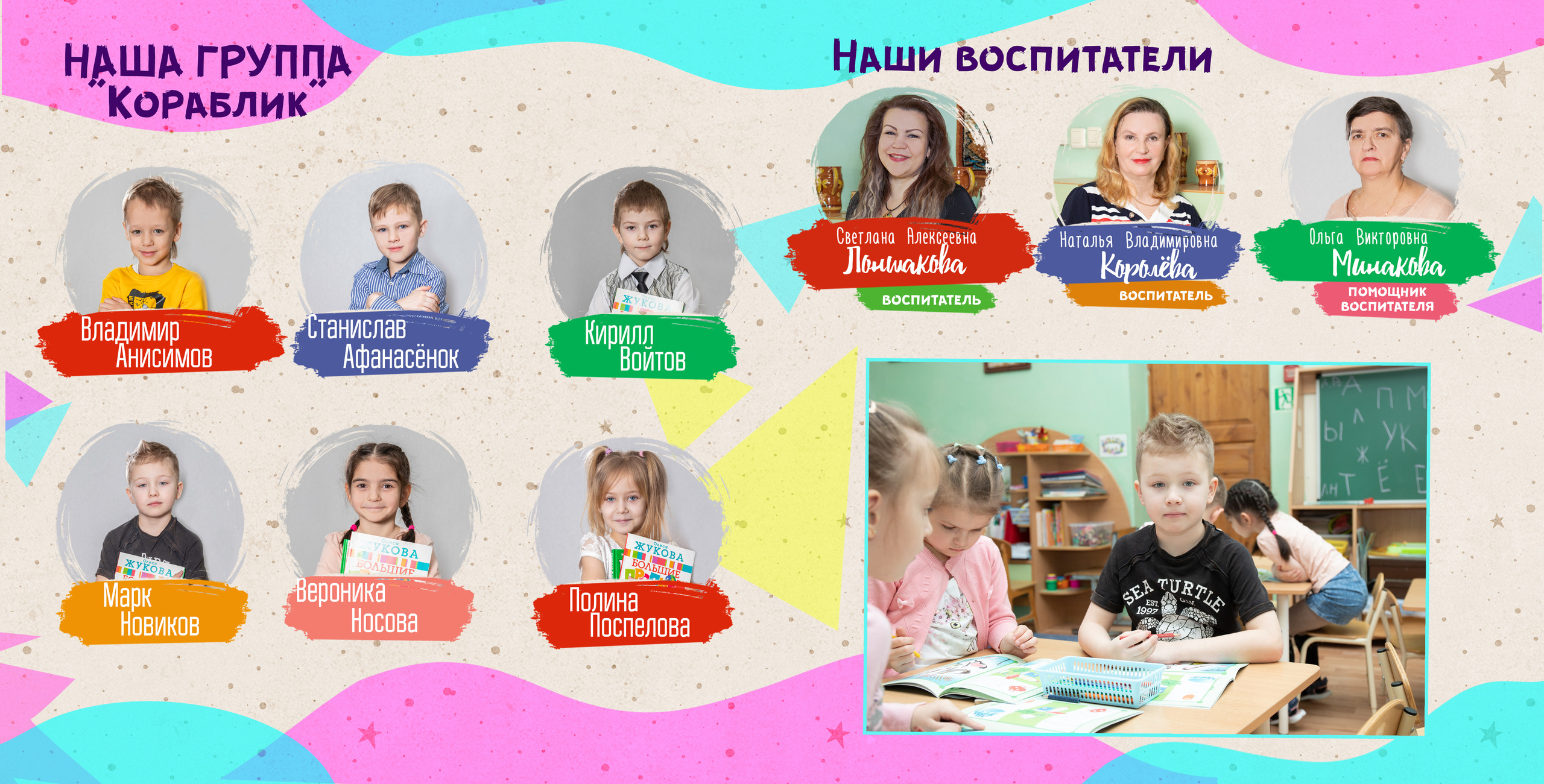 Детский сад № 8, группа «Кораблик». Фотограф в Санкт-Петербурге Наталья Брилькова