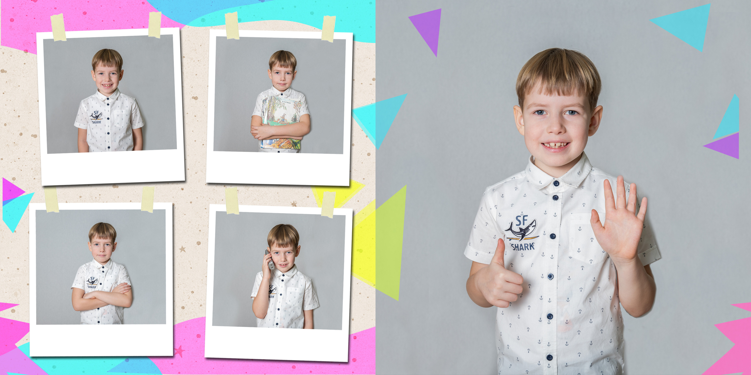 Выпускной альбом для детского сада. Фотограф в Санкт-Петербурге Наталья Брилькова