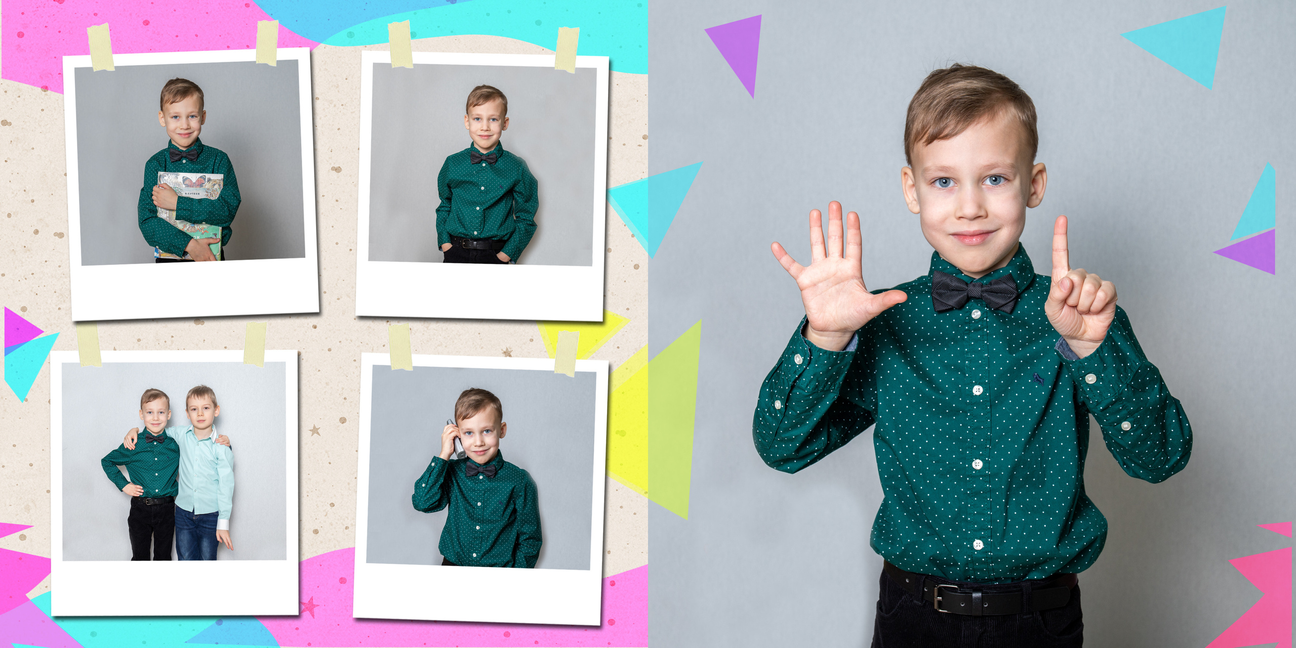 Выпускной альбом для детского сада. Фотограф в Санкт-Петербурге Наталья Брилькова