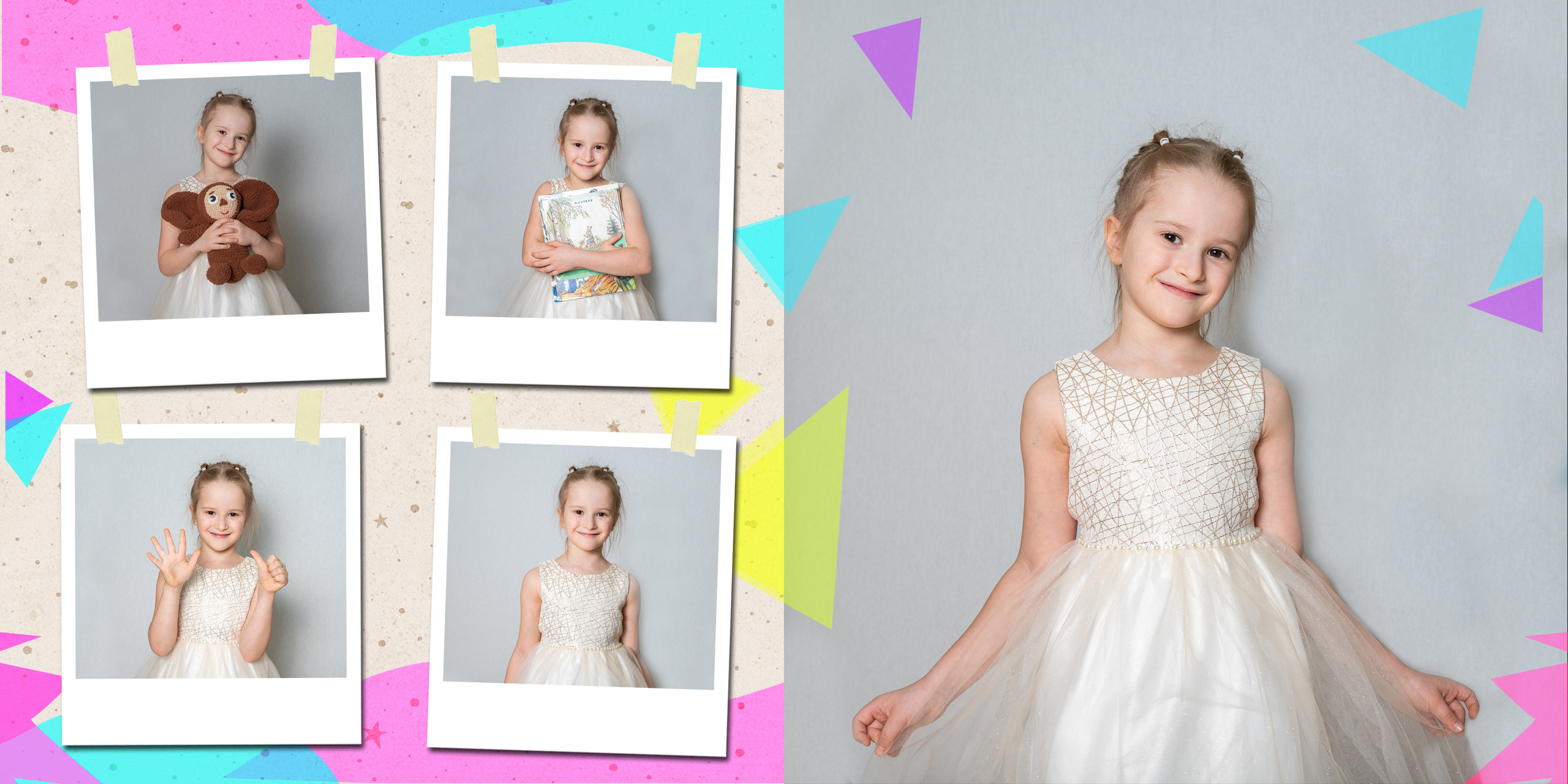 Выпускной альбом для детского сада. Фотограф в Санкт-Петербурге Наталья Брилькова