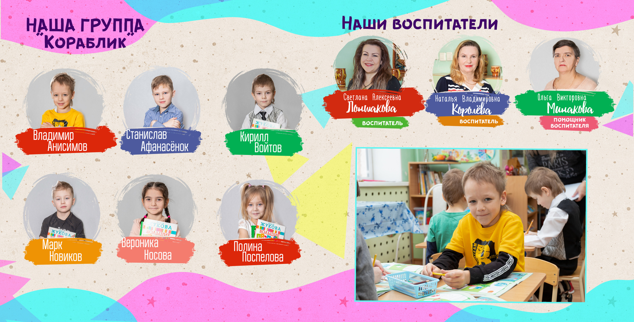 Детский сад № 8, группа «Кораблик». Фотограф в Санкт-Петербурге Наталья Брилькова