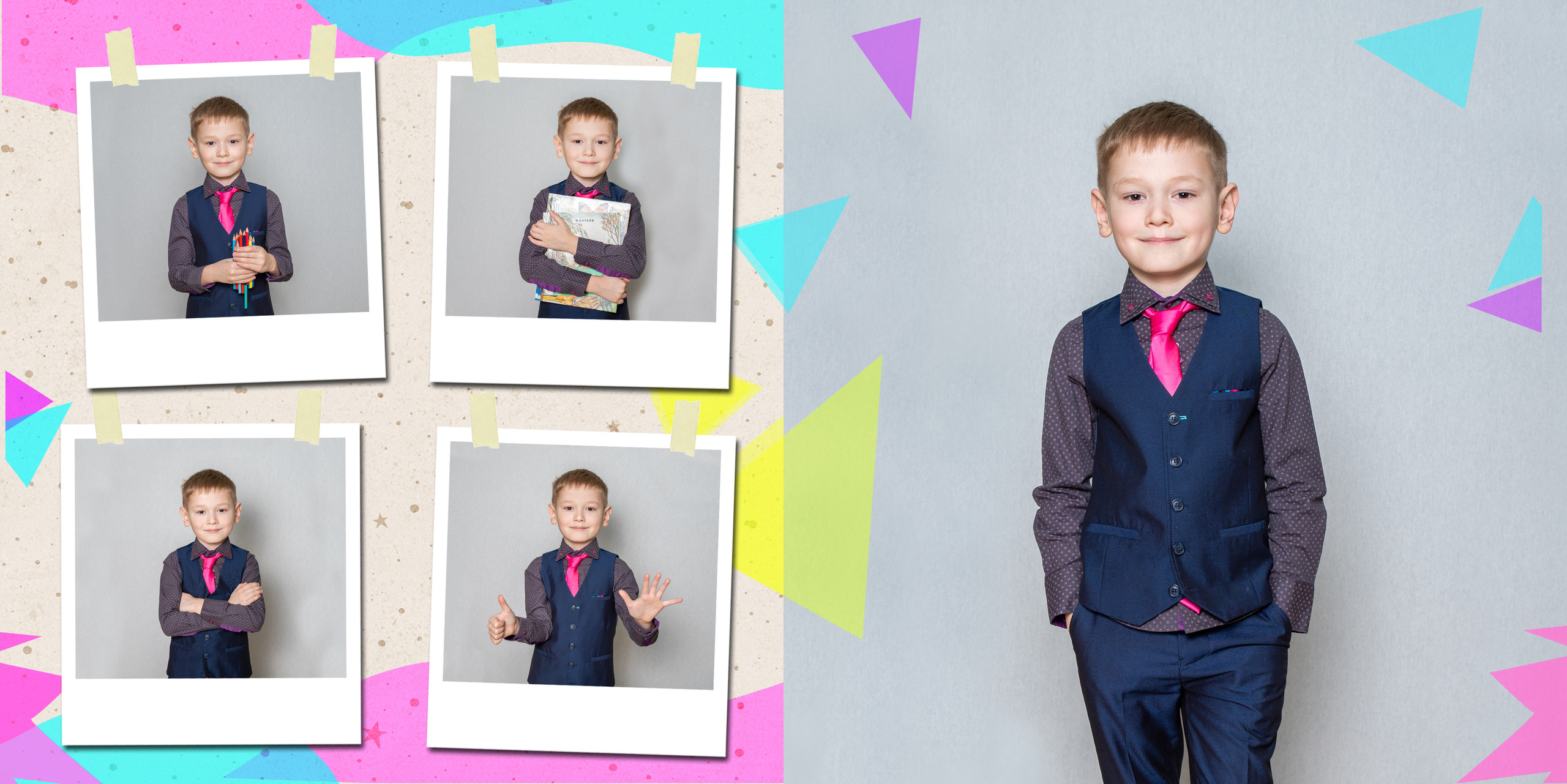 Выпускной альбом для детского сада. Фотограф в Санкт-Петербурге Наталья Брилькова