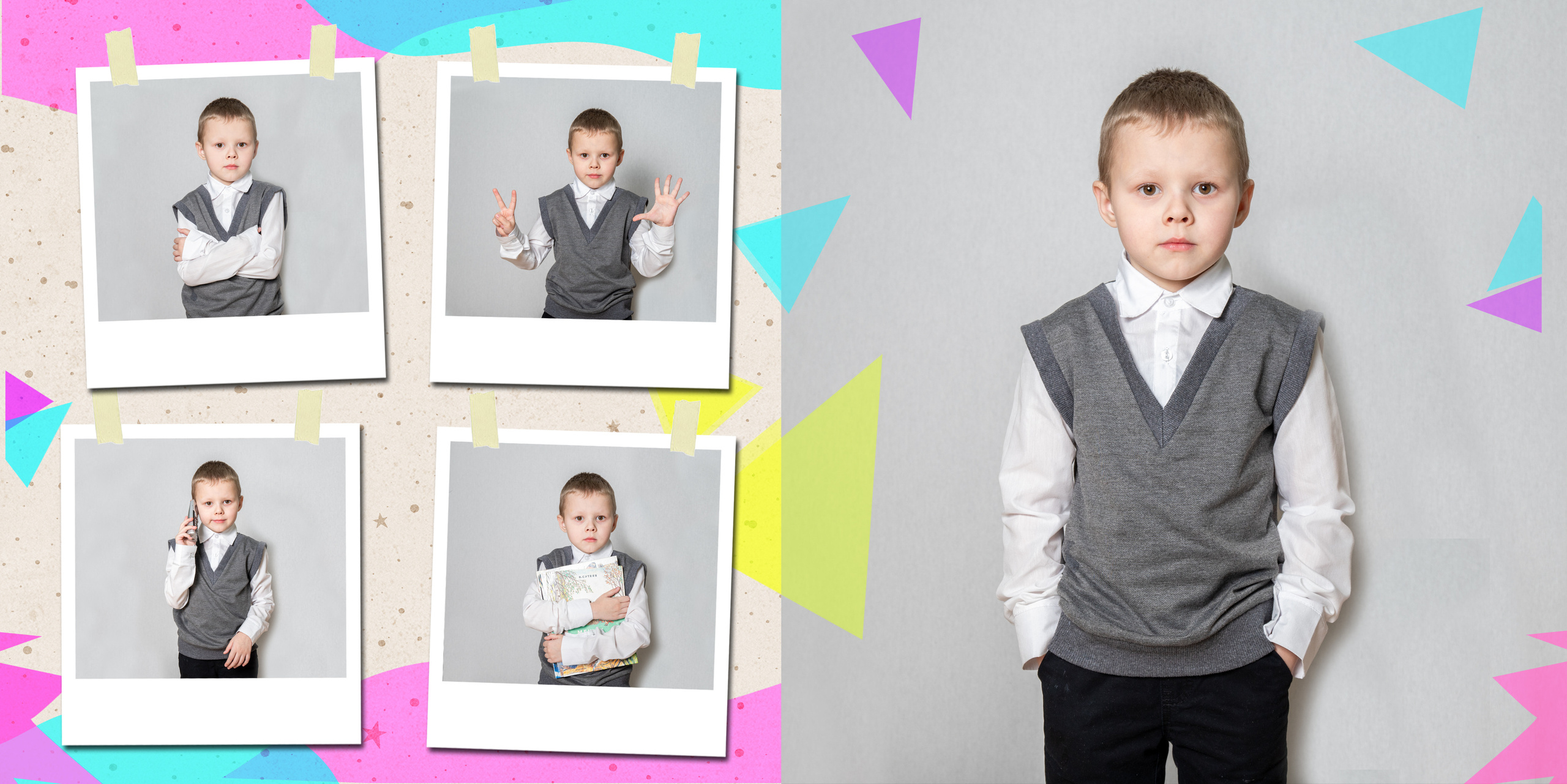 Выпускной альбом для детского сада. Фотограф в Санкт-Петербурге Наталья Брилькова