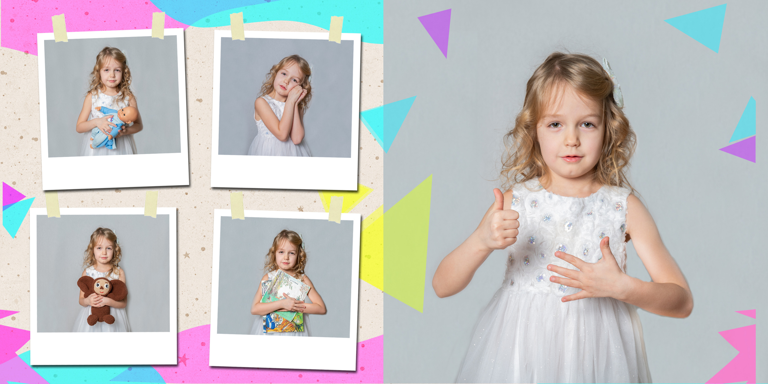 Выпускной альбом для детского сада. Фотограф в Санкт-Петербурге Наталья Брилькова