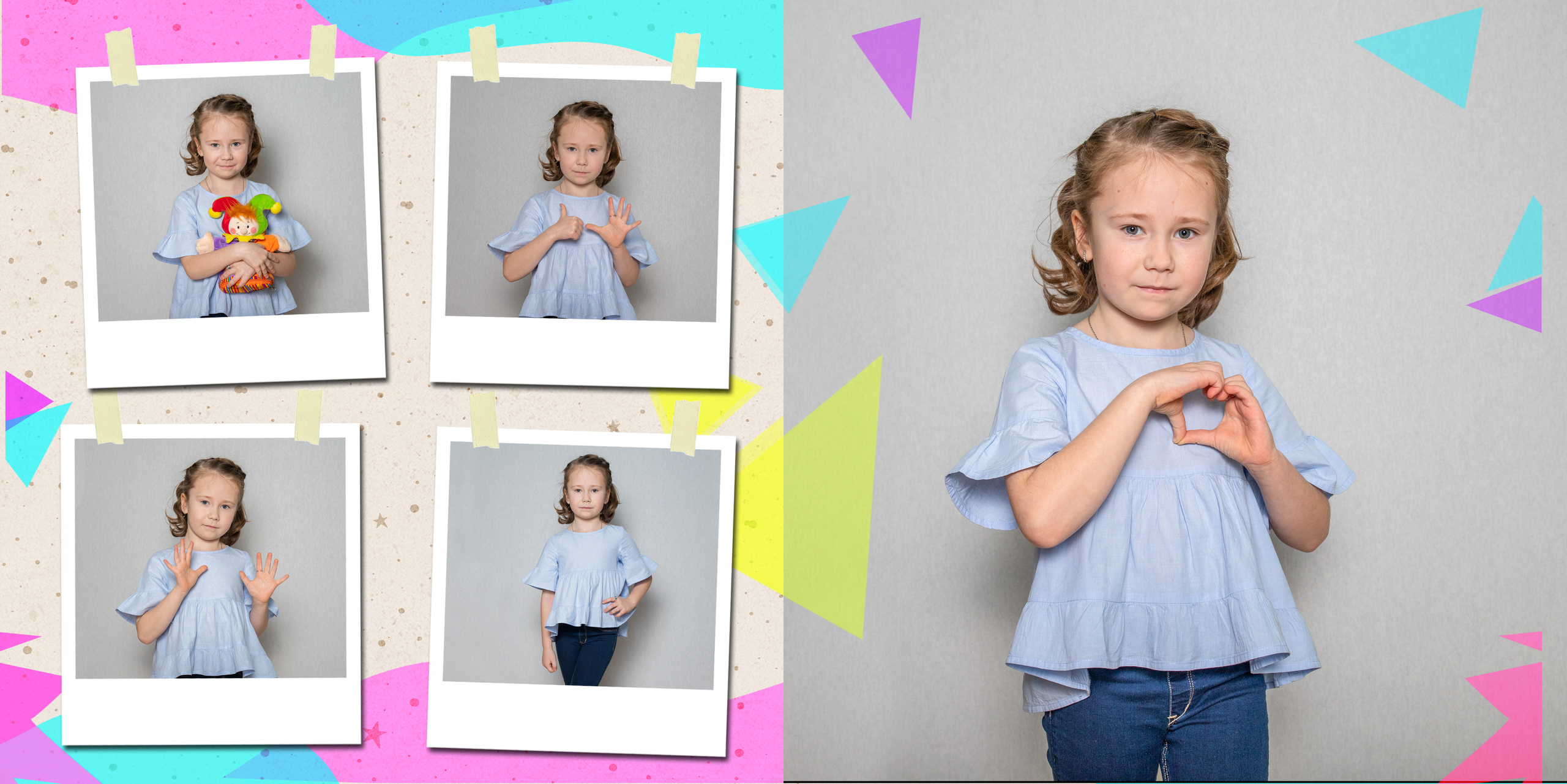 Выпускной альбом для детского сада. Фотограф в Санкт-Петербурге Наталья Брилькова