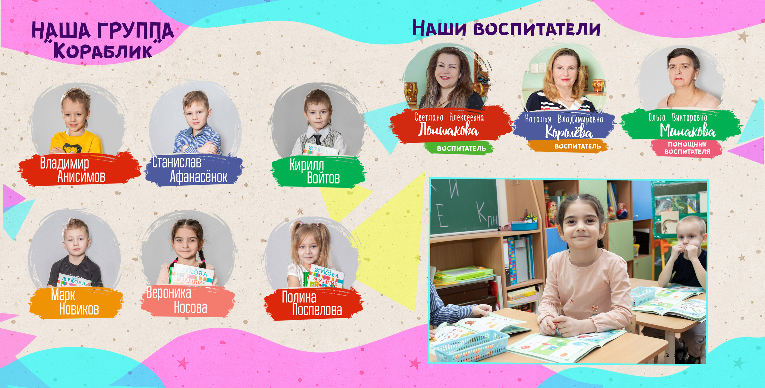 Детский сад № 8, группа «Кораблик». Фотограф в Санкт-Петербурге Наталья Брилькова