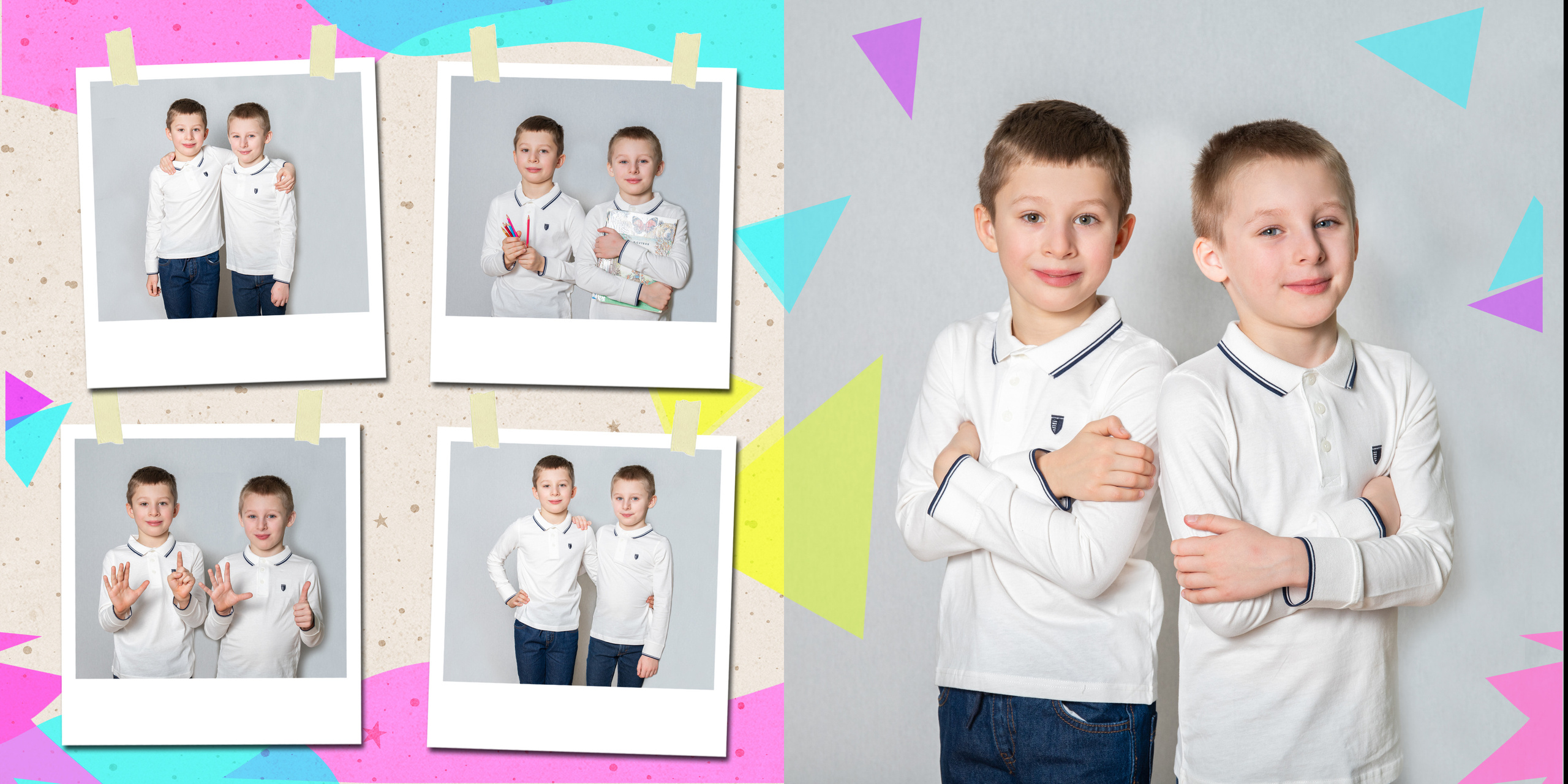 Выпускной альбом для детского сада. Фотограф в Санкт-Петербурге Наталья Брилькова