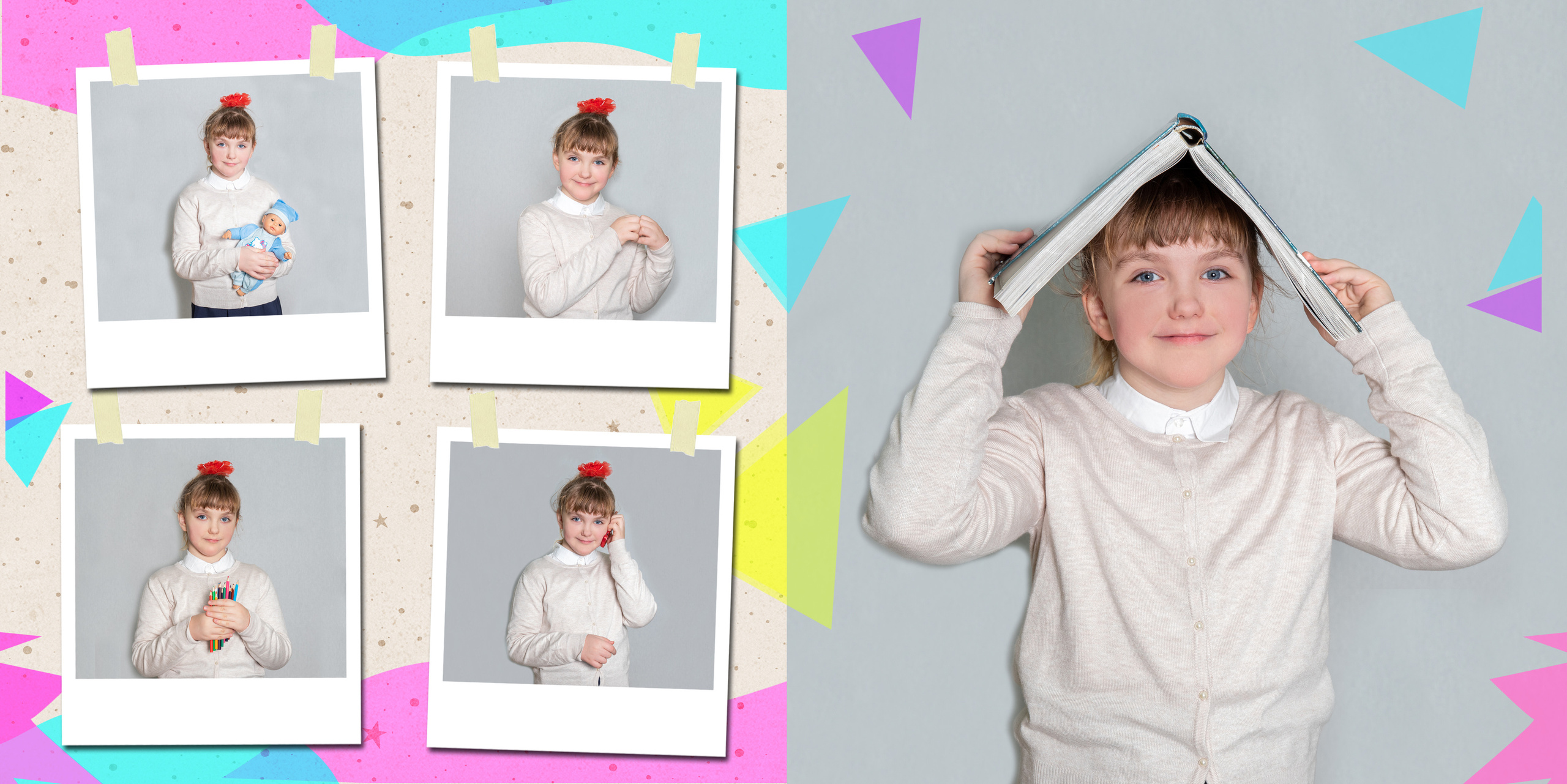 Выпускной альбом для детского сада. Фотограф в Санкт-Петербурге Наталья Брилькова