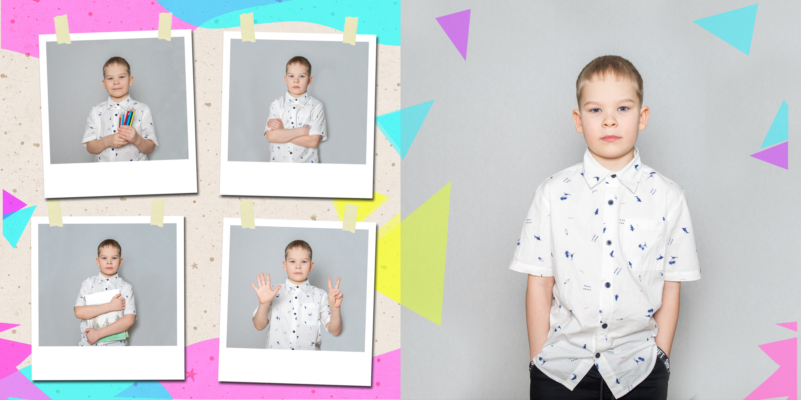 Выпускной альбом для детского сада. Фотограф в Санкт-Петербурге Наталья Брилькова