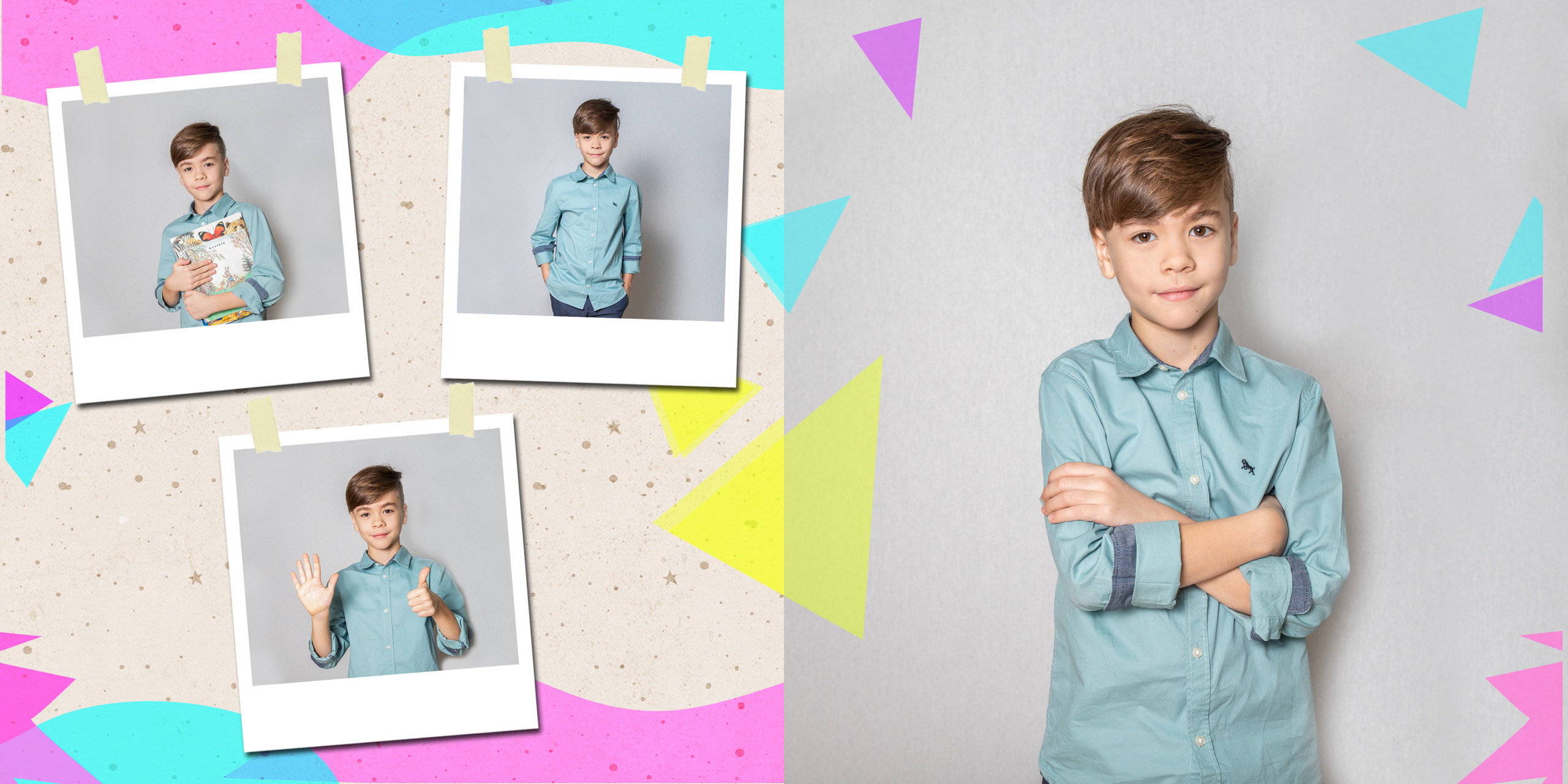 Выпускной альбом для детского сада. Фотограф в Санкт-Петербурге Наталья Брилькова