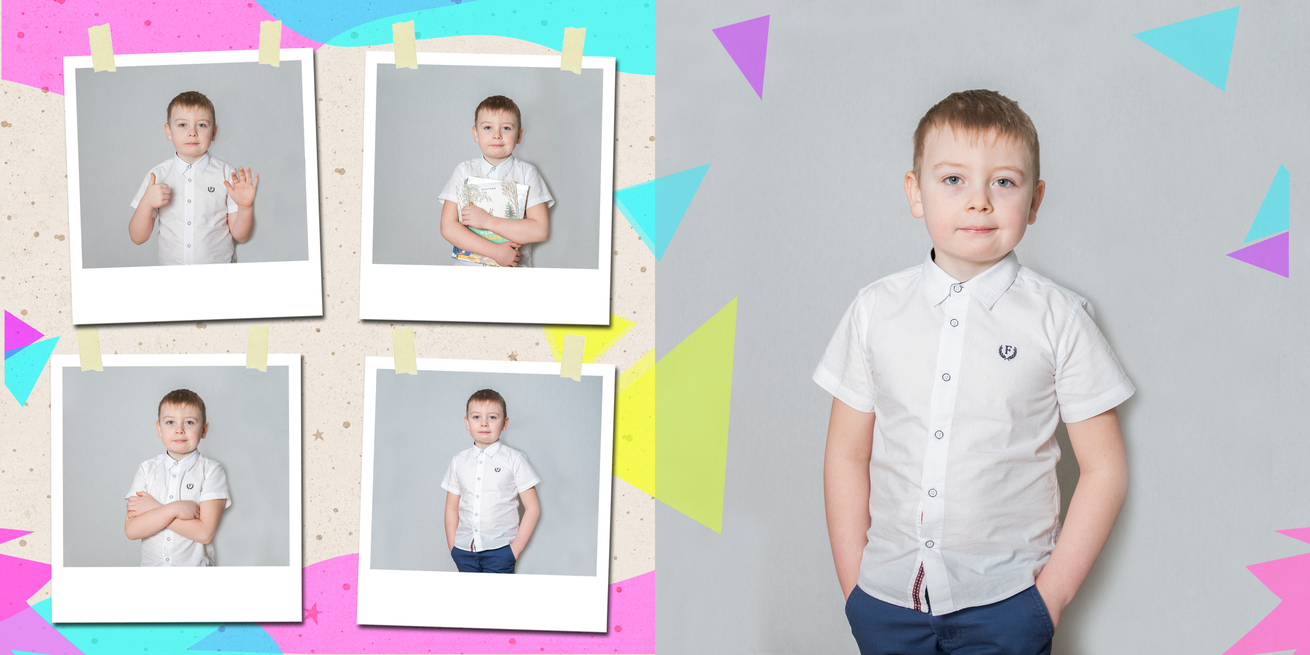 Выпускной альбом для детского сада. Фотограф в Санкт-Петербурге Наталья Брилькова