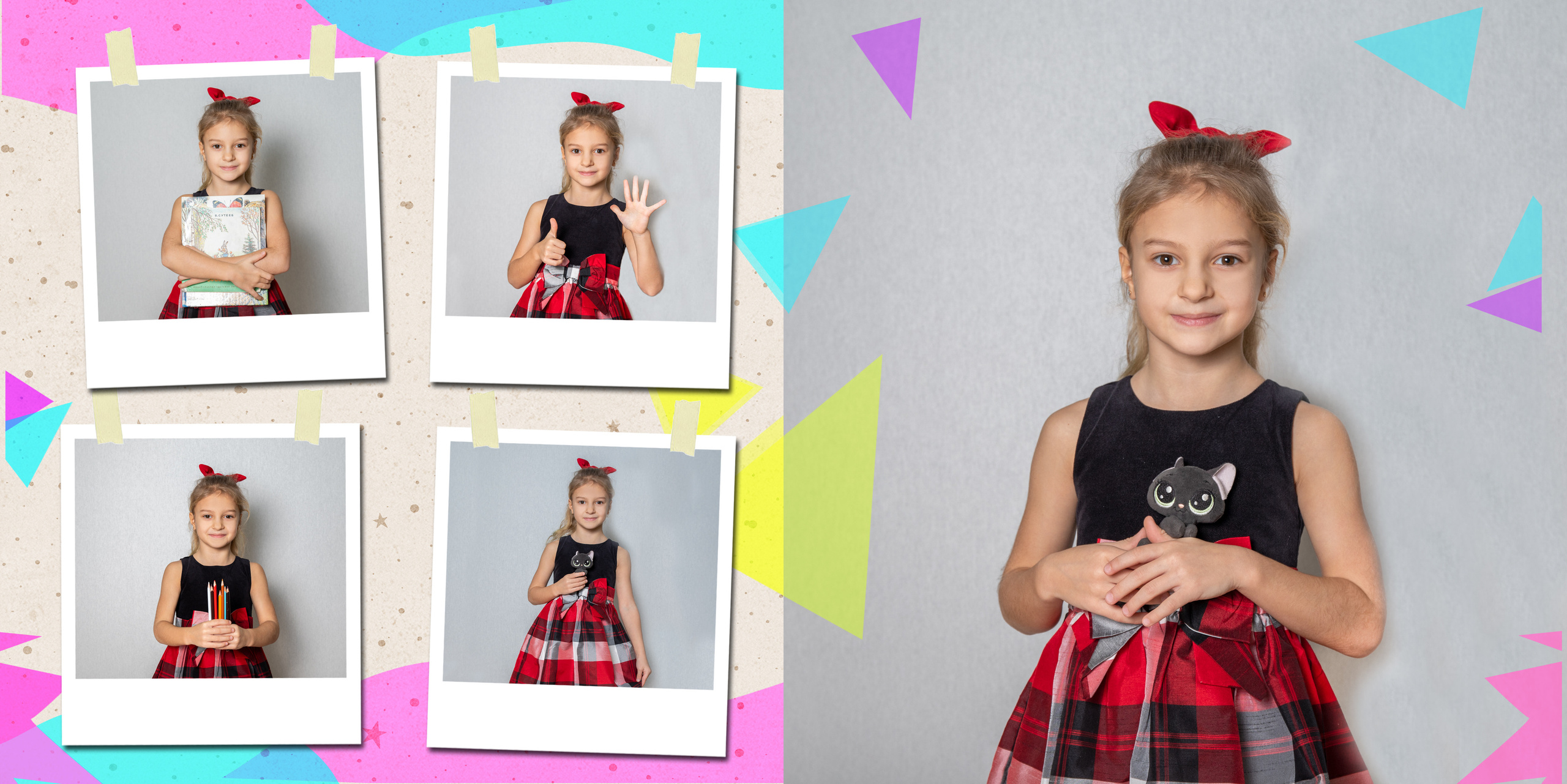 Выпускной альбом для детского сада. Фотограф в Санкт-Петербурге Наталья Брилькова