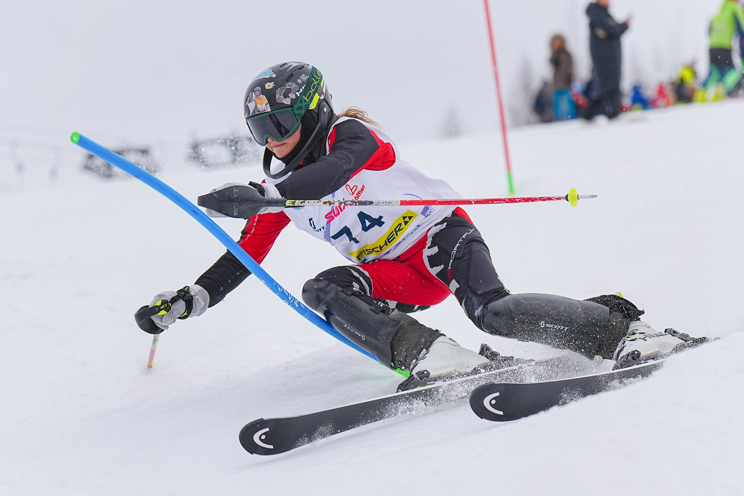 SL (Slalom) - Слалом. Соревнования по горнолыжному спорту. Московская область, Шуколово