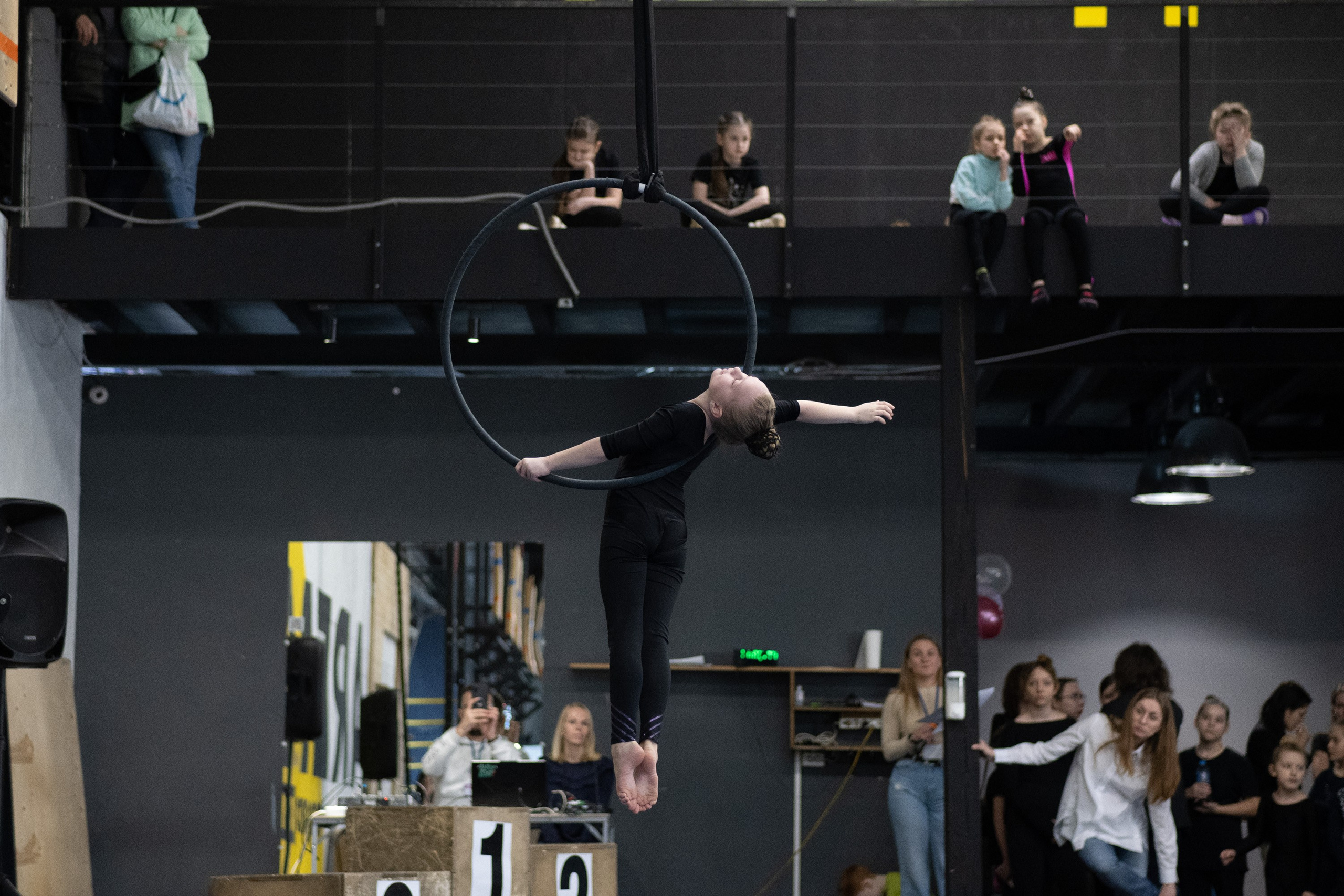 Внутриклубные соревнования по воздушной гимнастике 02.04.23