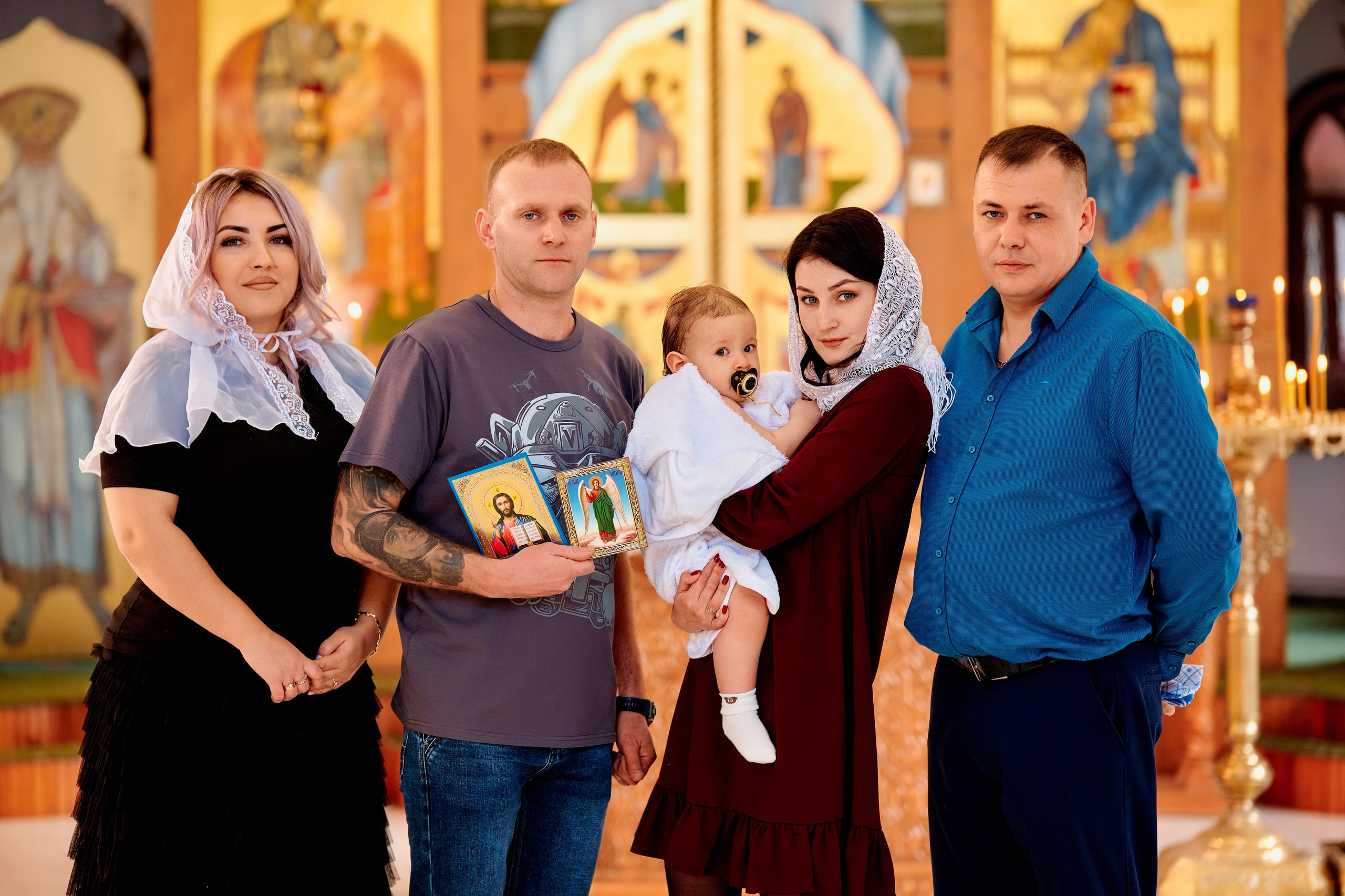 Крестины. Храм св. Серафима Саровского. Фотограф Таганрог Анна Трайжон