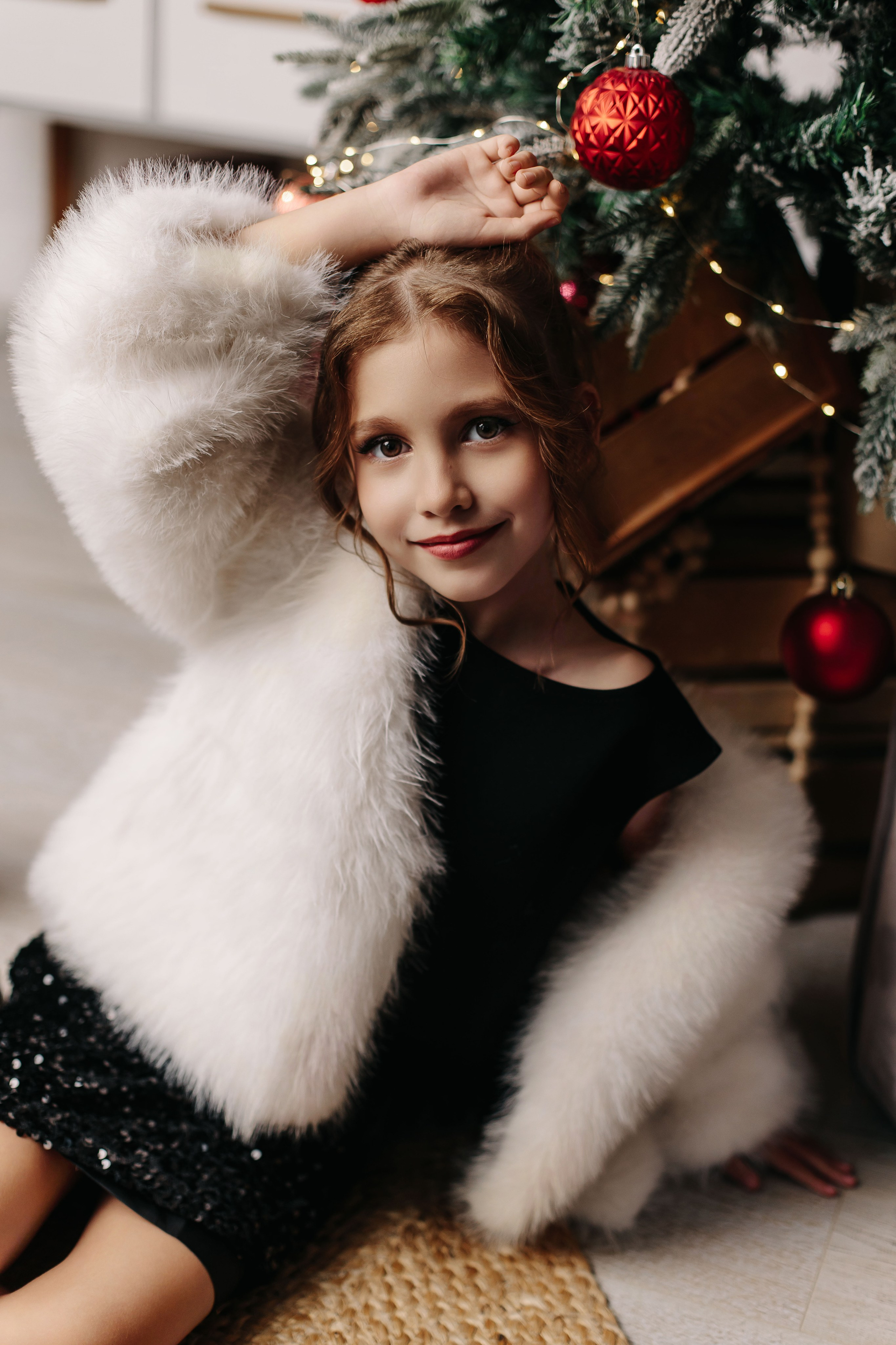 Новогодние портретики с Евой). Семейный и детский фотограф в Пскове и Санкт-Петербурге Яна Калинина