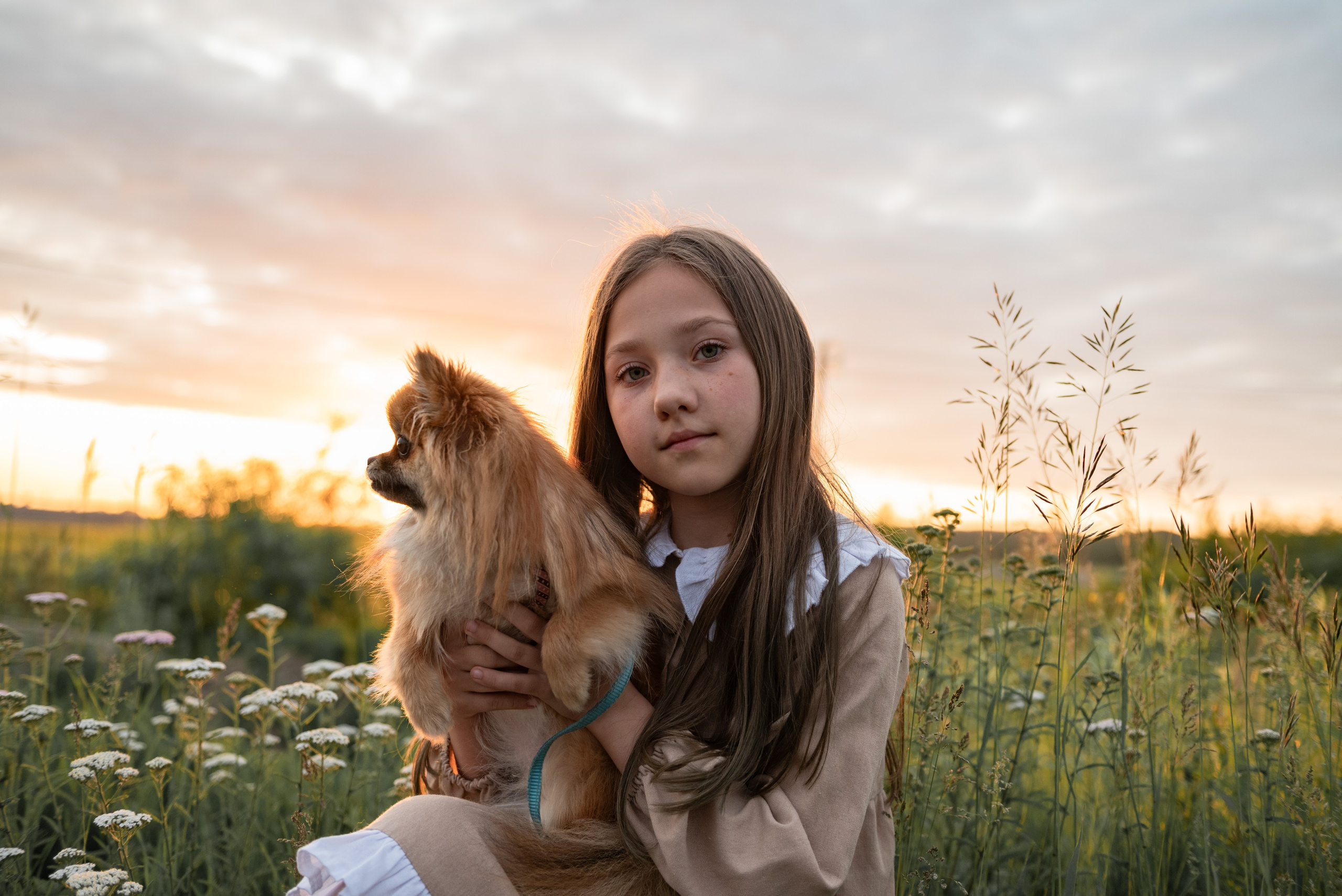 Фотопрогулка с собакой. Фотограф г. Москва