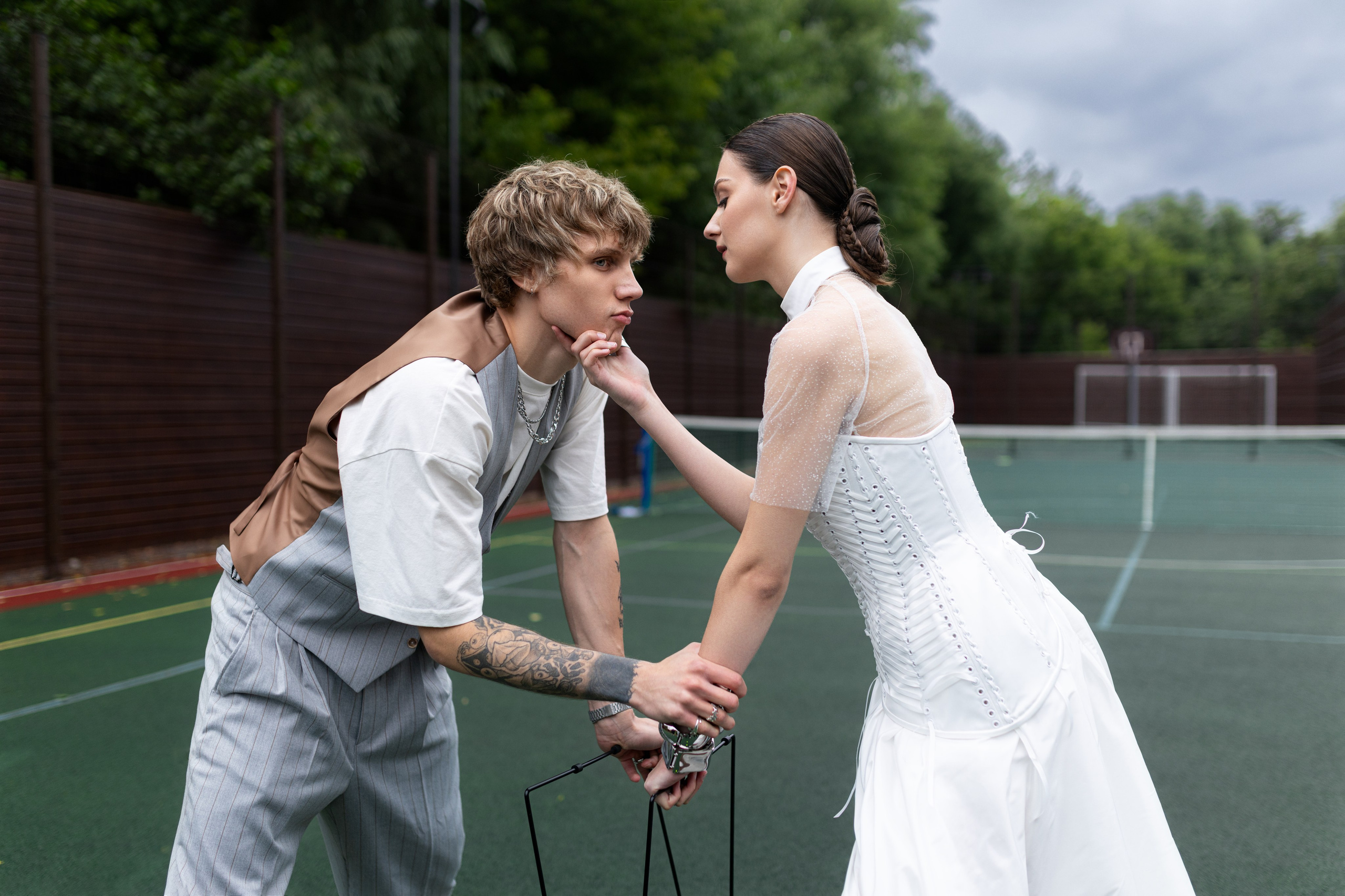 Александр и Эля. Теннис и свадьба. Почему бы и нет?. Дмитрий Шульгин, портретный фотограф в Воронеже