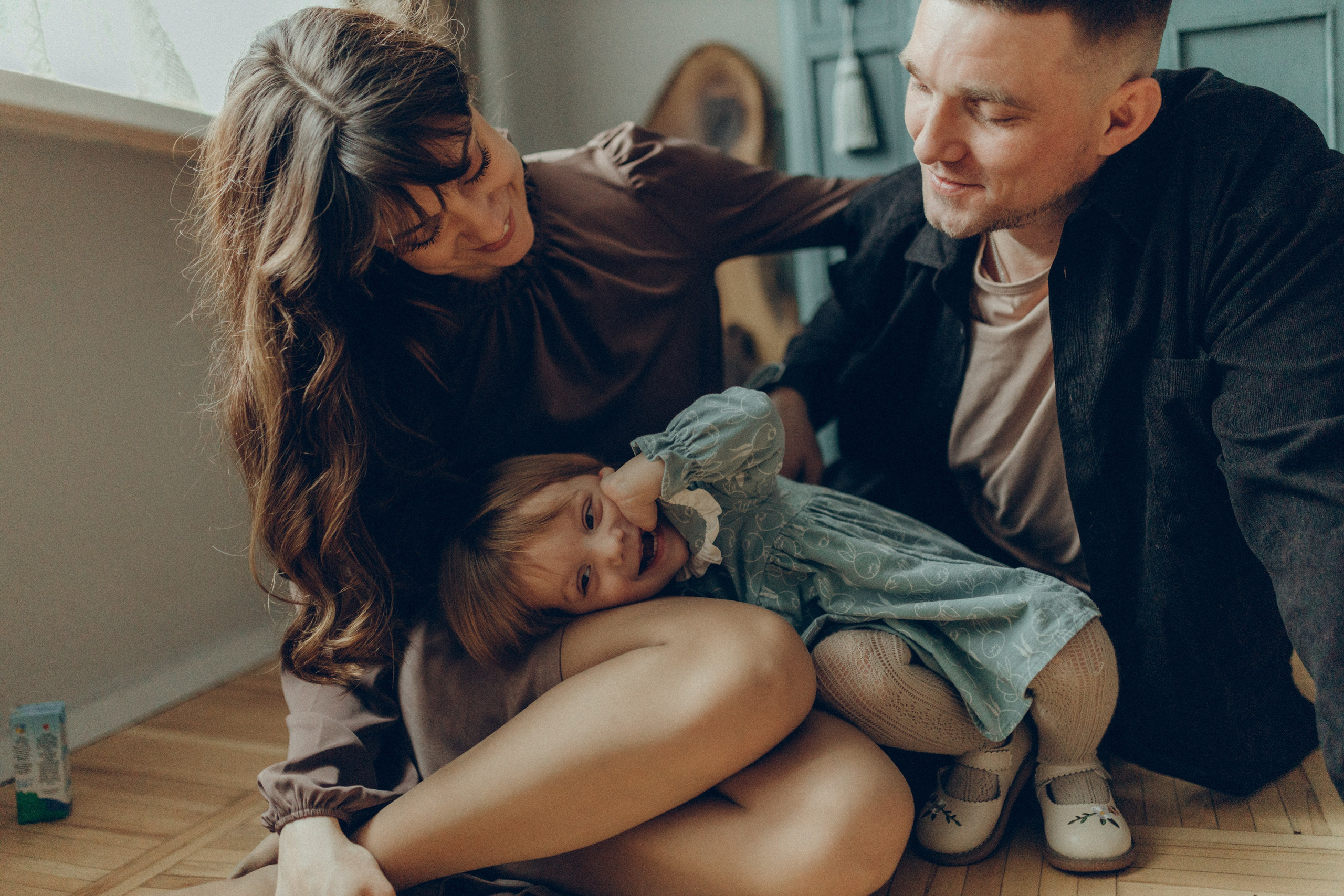 Алла, Кирилл и Катюша. Семейный фотограф и фотограф на роды в Ростове-на-Дону Мухина Виктория