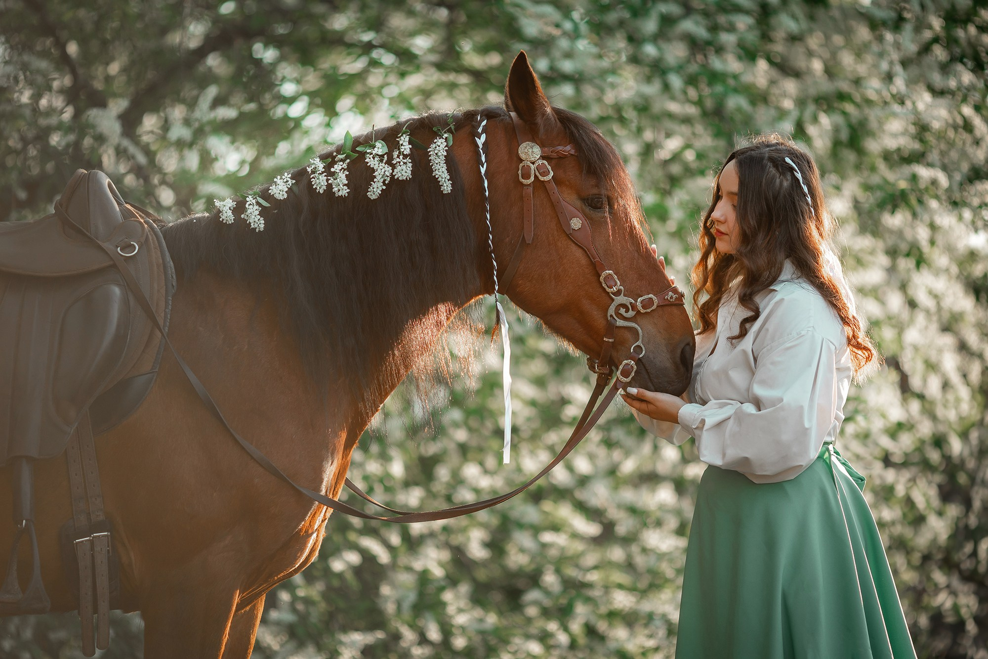 Женственность. Анна Молчанова конный фотограф в Тюмени | фотосессии с лошадьми Тюмень