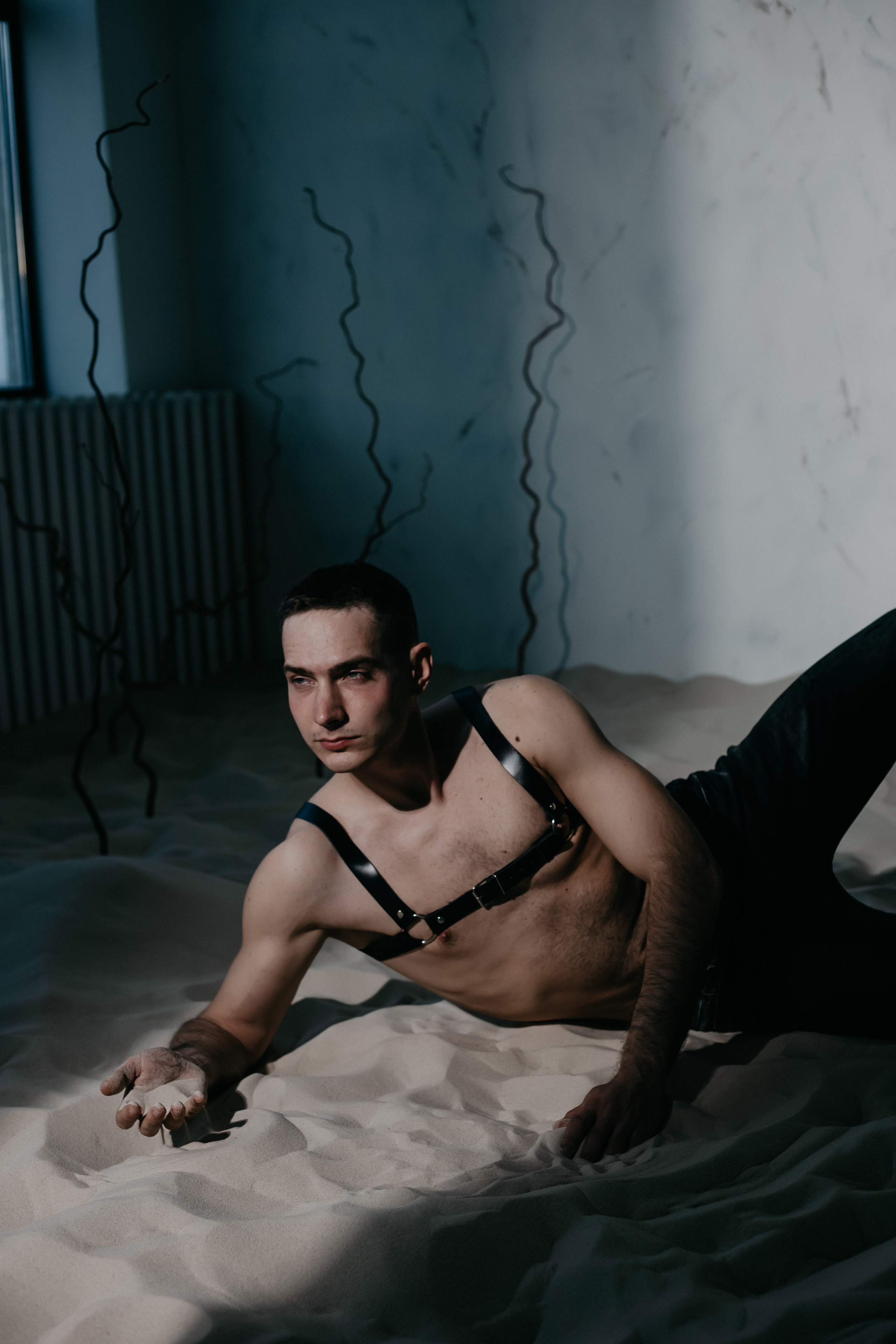 Евгений. Фото в песке. Фотограф Регина Крикунова г. Красноярск